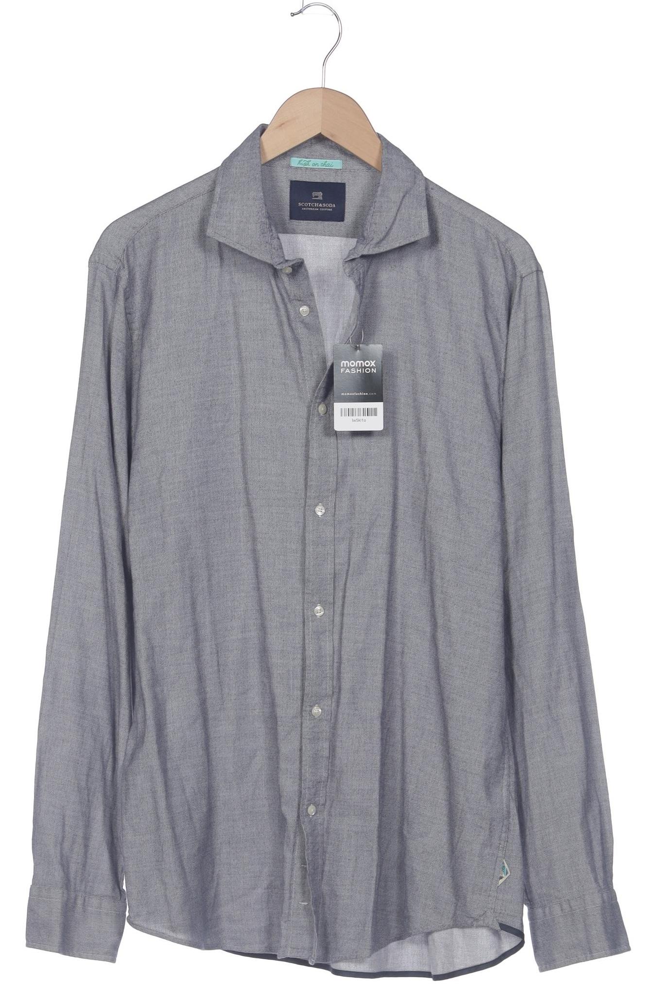 

Scotch & Soda Herren Hemd, grau, Gr. 56