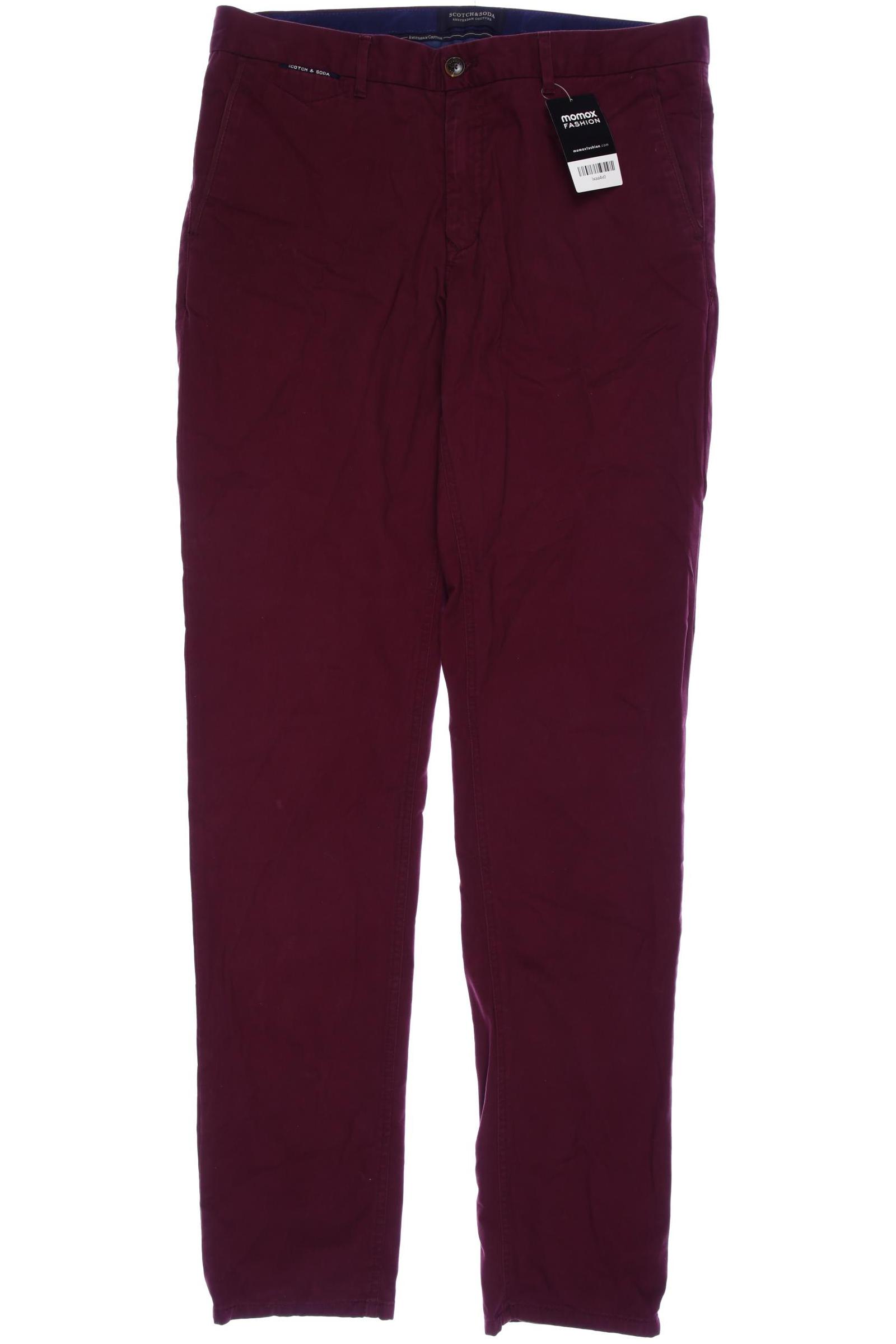 

Scotch & Soda Herren Stoffhose, bordeaux, Gr. 33