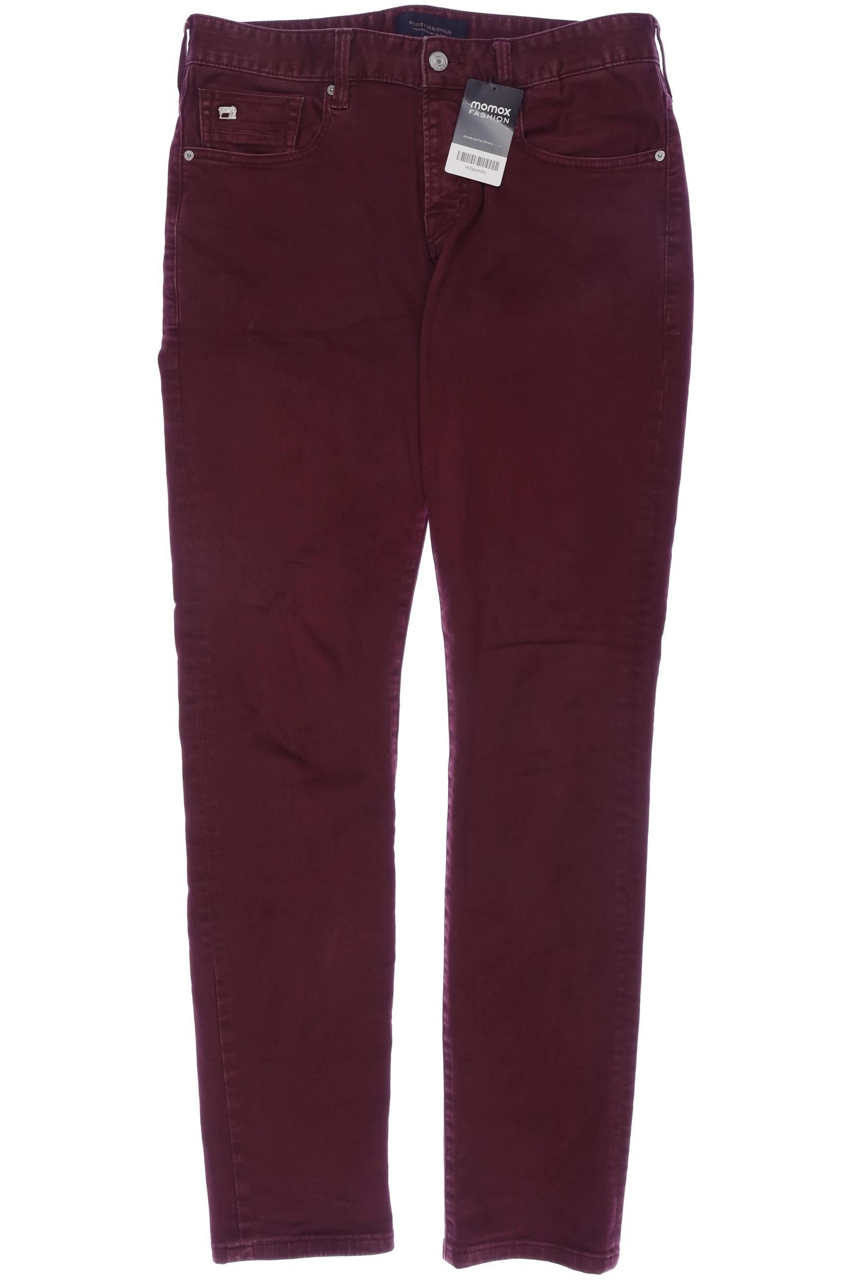 

Scotch & Soda Herren Jeans, bordeaux, Gr. 30