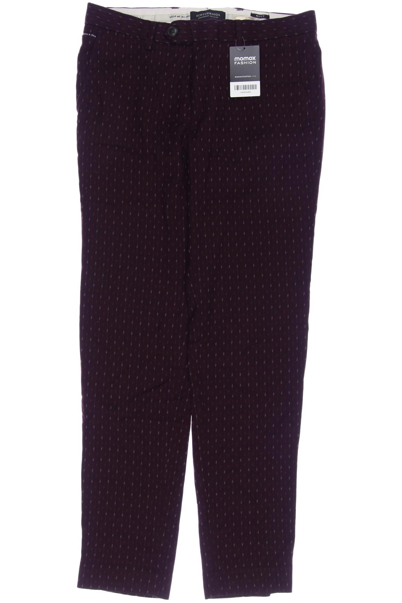 

Scotch & Soda Herren Stoffhose, bordeaux