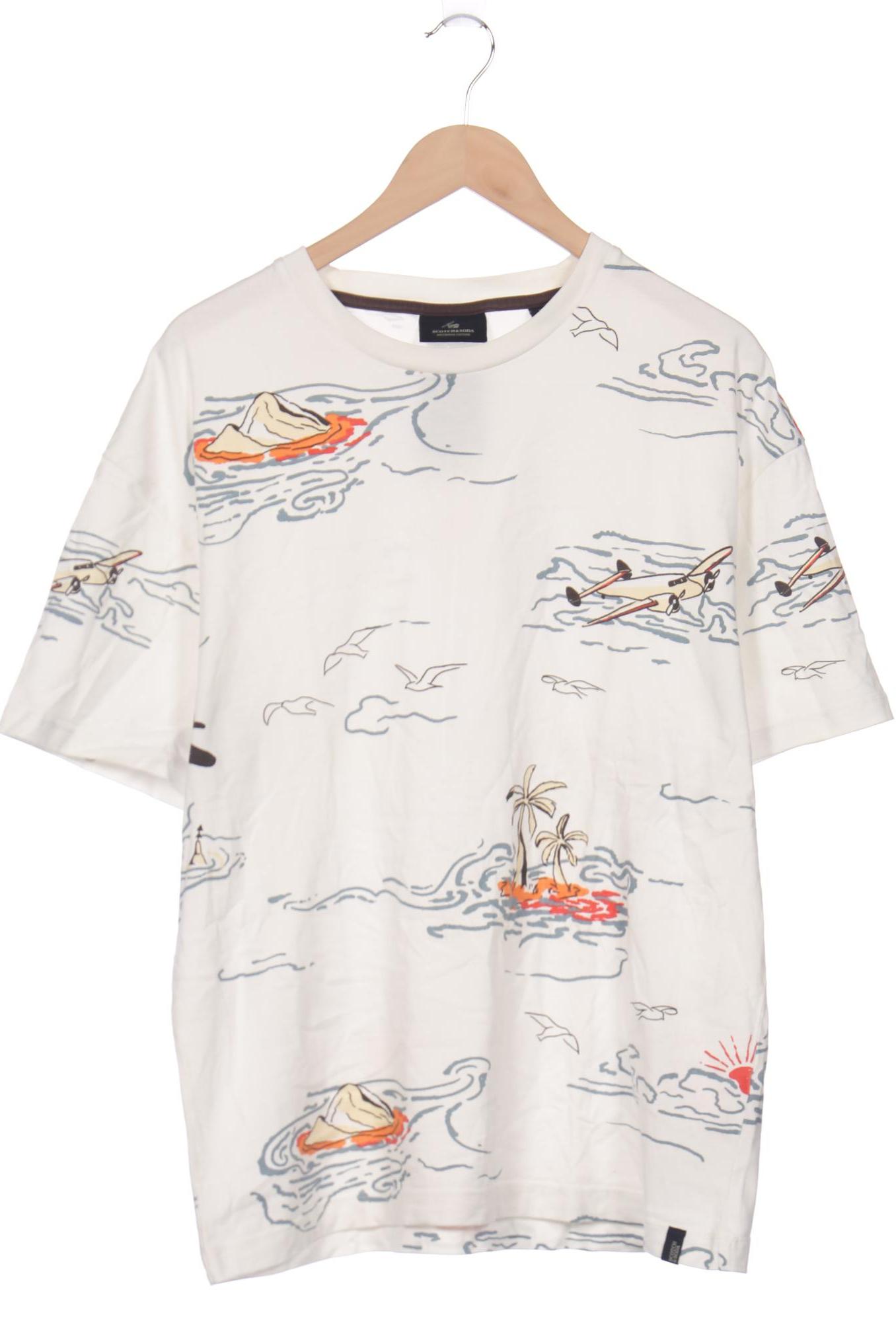 

Scotch & Soda Herren T-Shirt, weiß