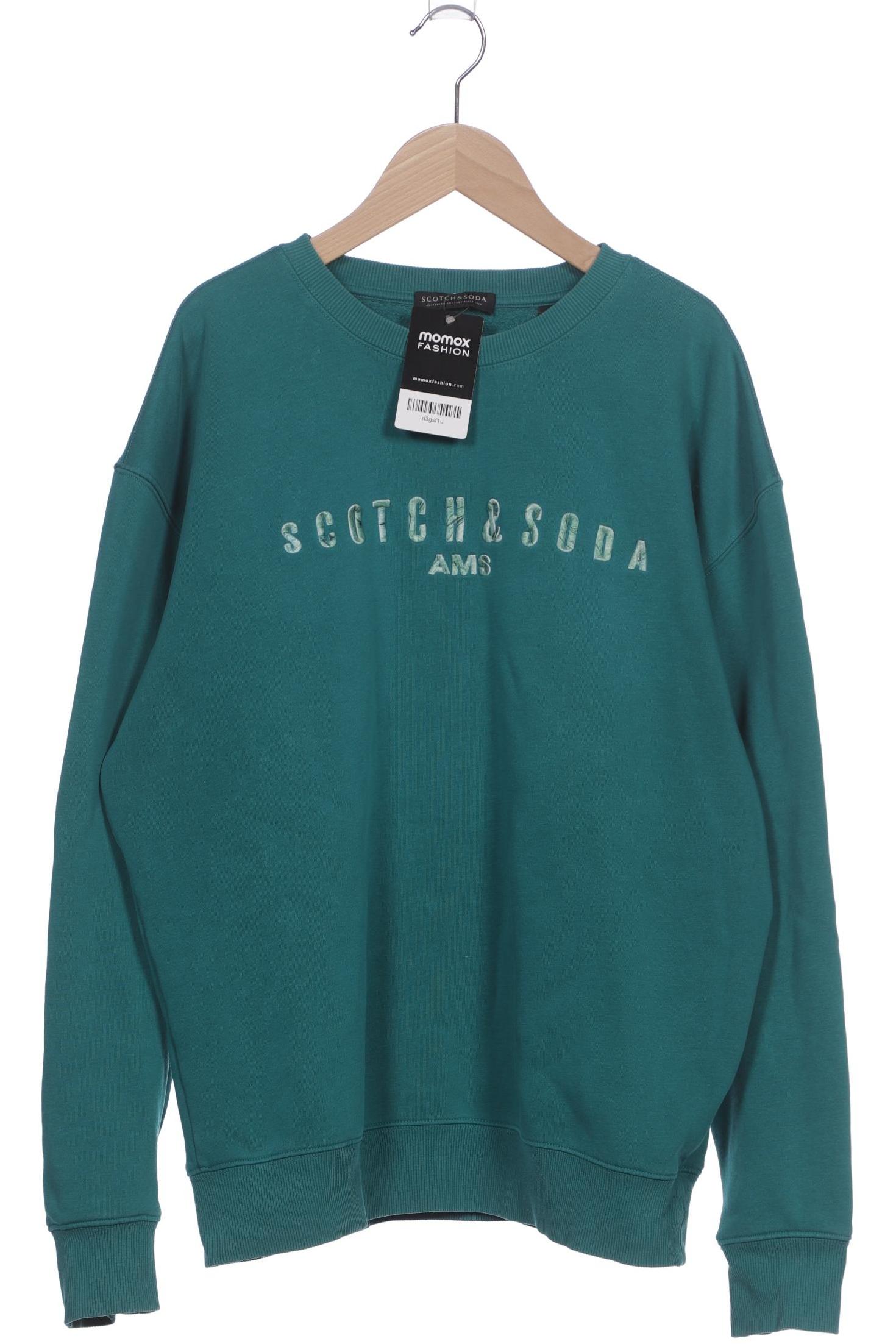

Scotch & Soda Herren Sweatshirt, türkis, Gr. 52