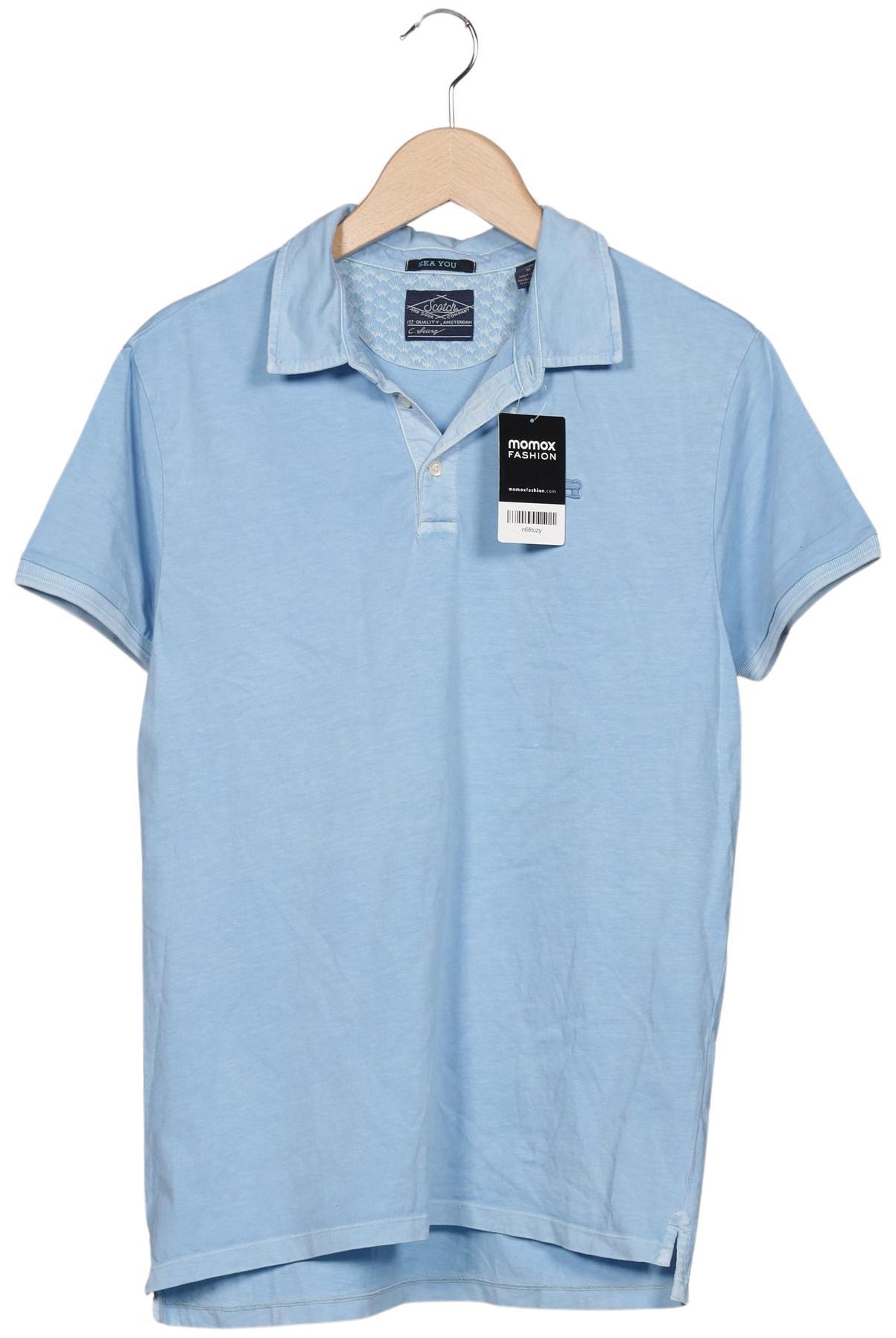 

Scotch & Soda Herren Poloshirt, hellblau, Gr. 48