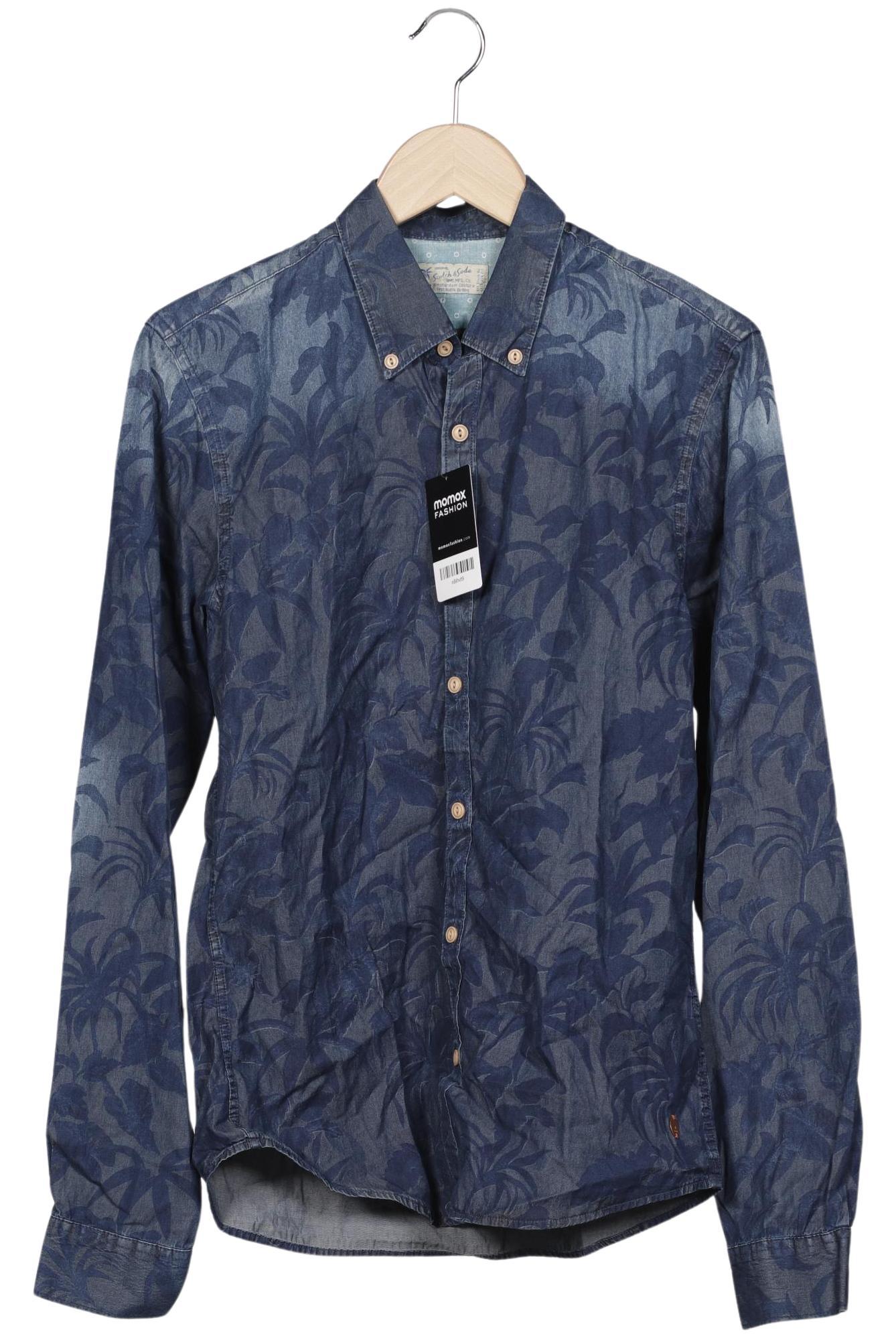

Scotch & Soda Herren Hemd, blau, Gr. 46