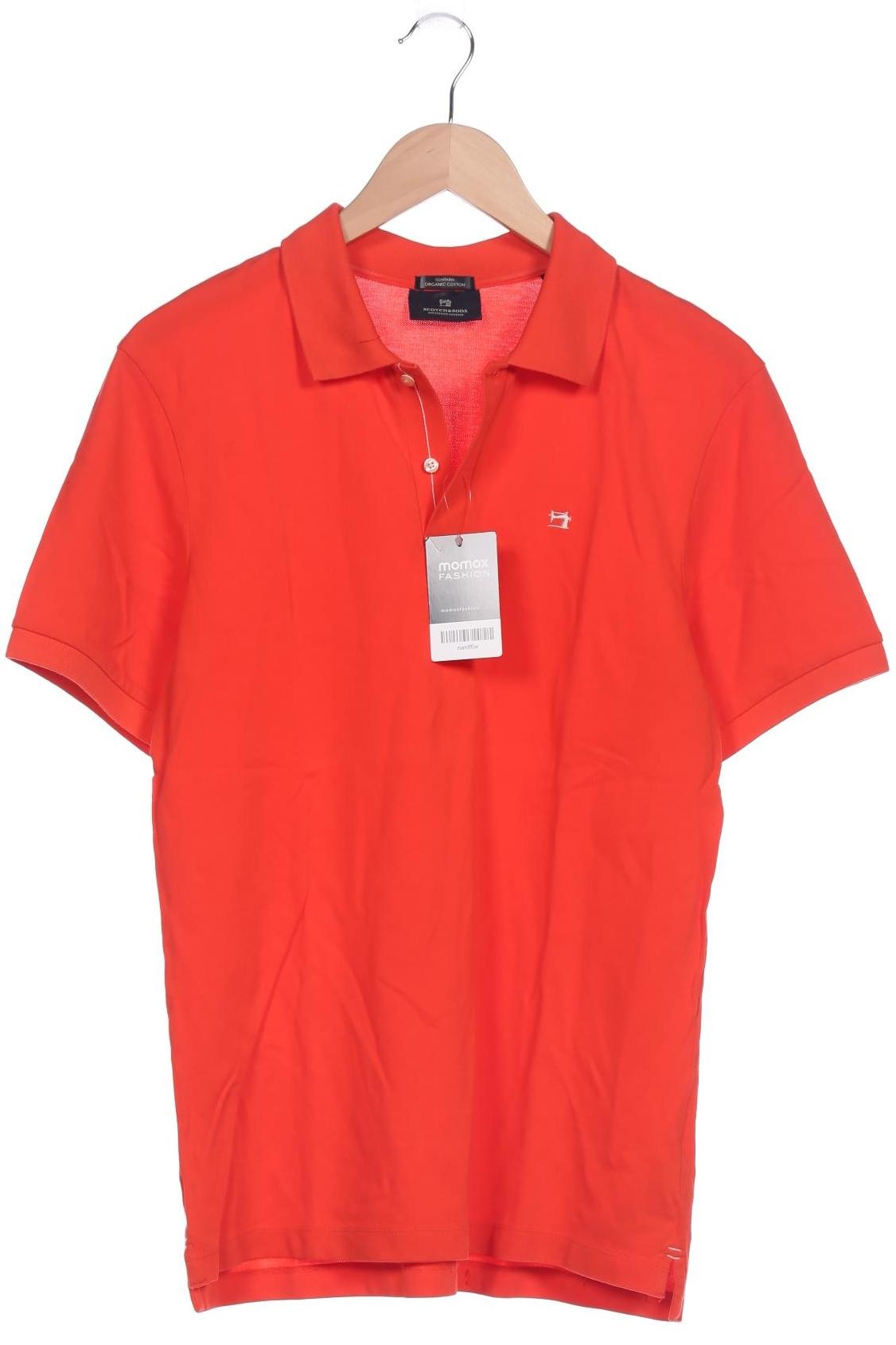 

Scotch & Soda Herren Poloshirt, orange, Gr. 48