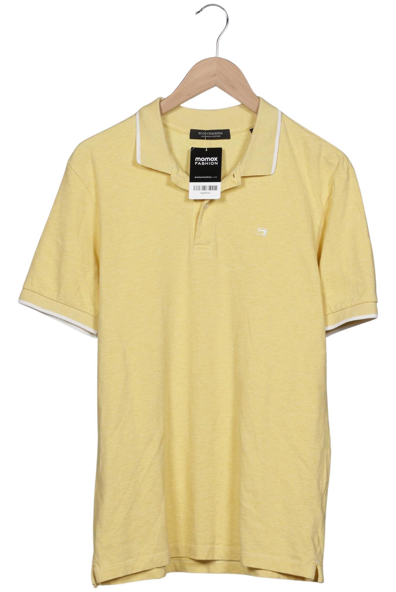 

Scotch & Soda Herren Poloshirt, gelb, Gr. 48