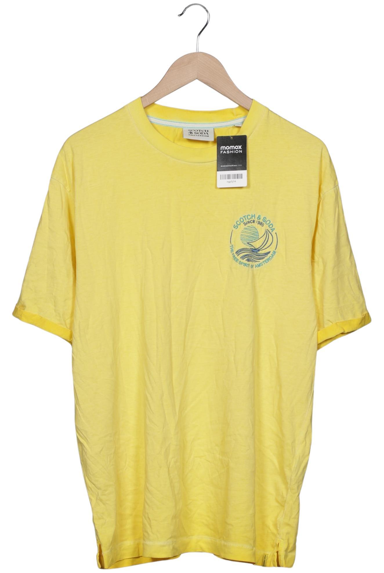 

Scotch & Soda Herren T-Shirt, gelb, Gr. 52