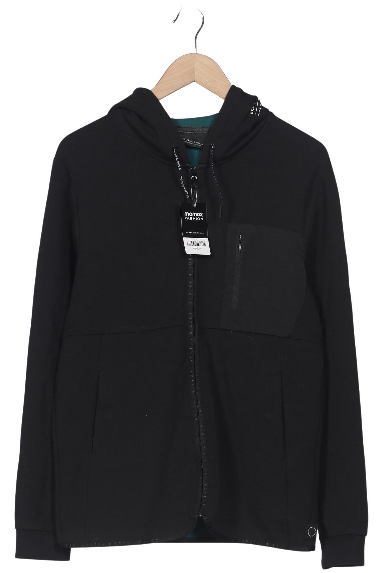 

Scotch & Soda Herren Kapuzenpullover, schwarz, Gr. 46