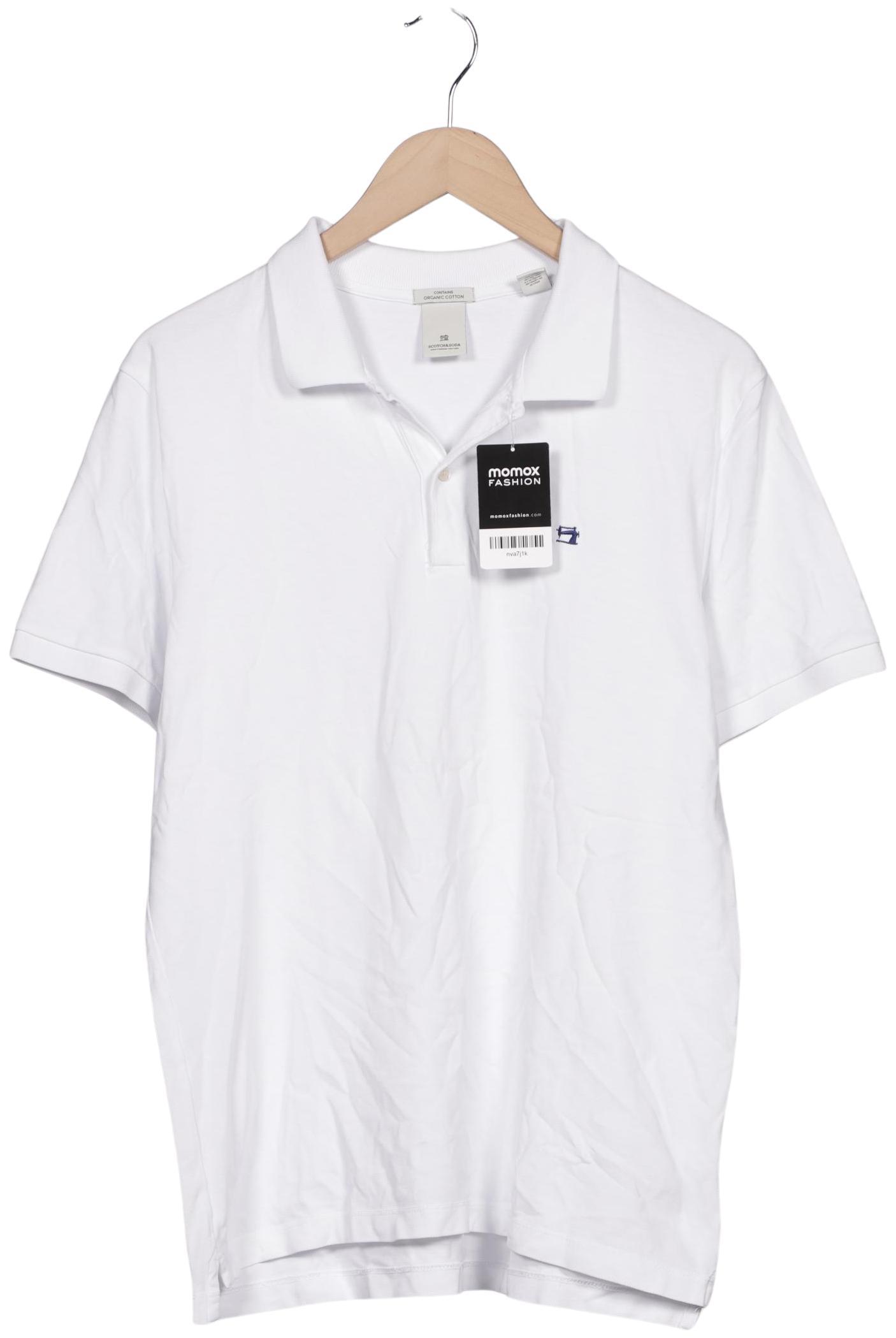 

Scotch & Soda Herren Poloshirt, weiß, Gr. 52