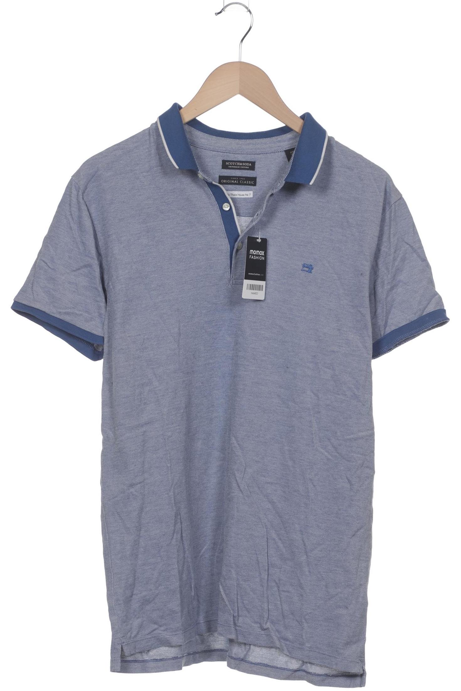 

Scotch & Soda Herren Poloshirt, blau, Gr. 52