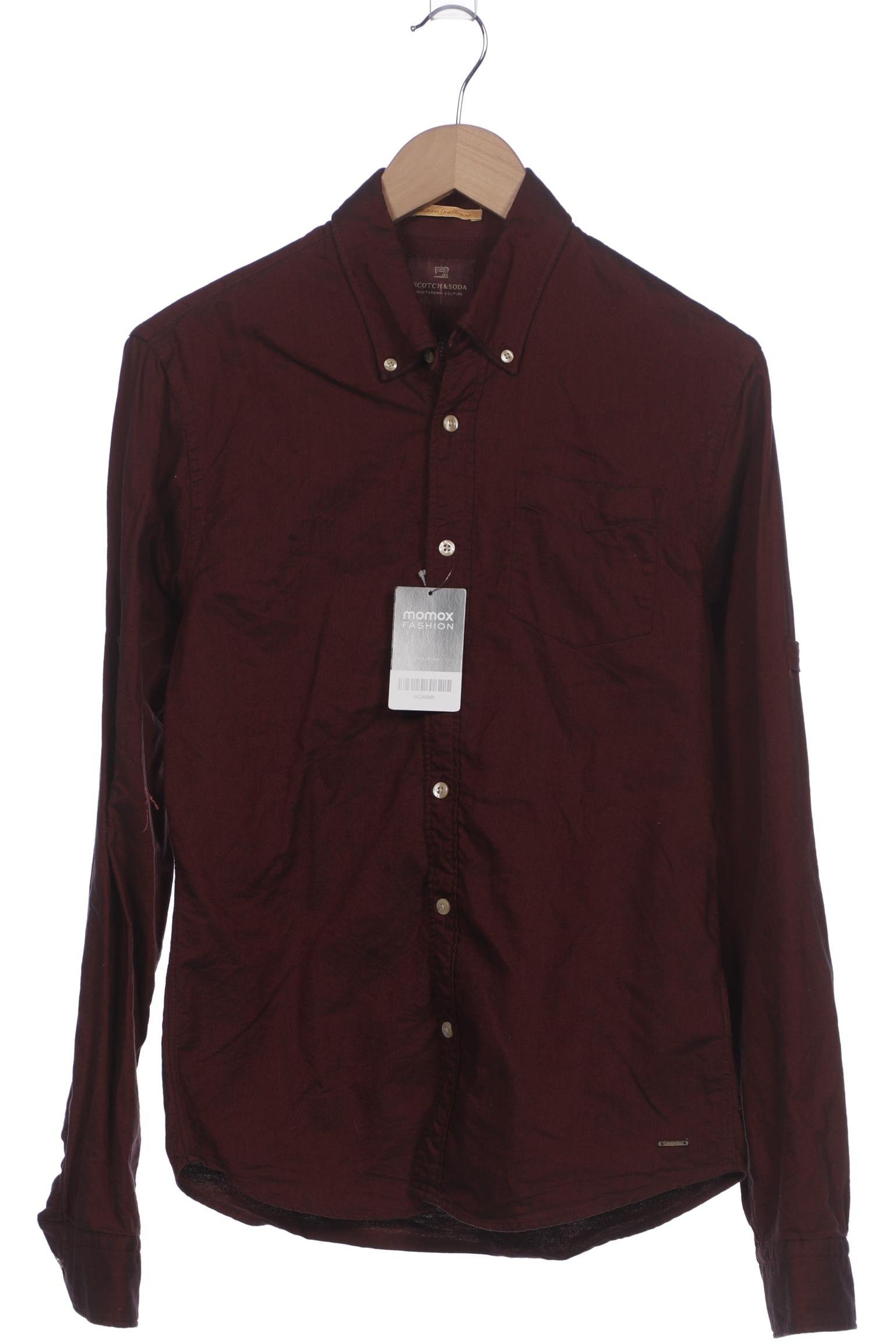 

Scotch & Soda Herren Hemd, bordeaux, Gr. 46