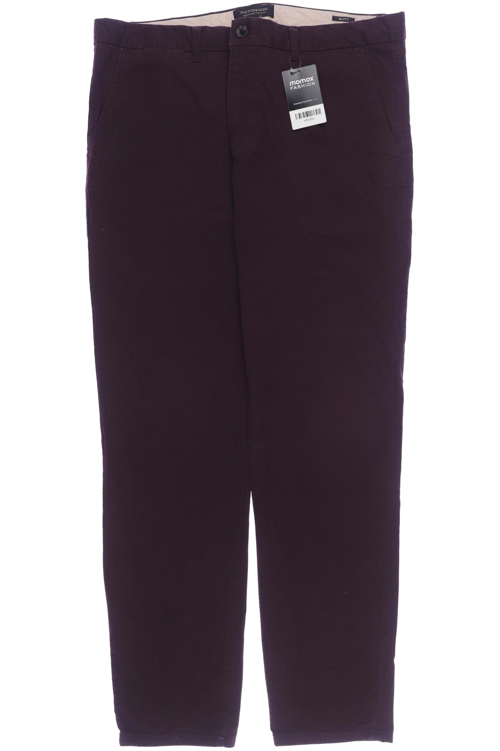 

Scotch & Soda Herren Stoffhose, bordeaux, Gr. 36