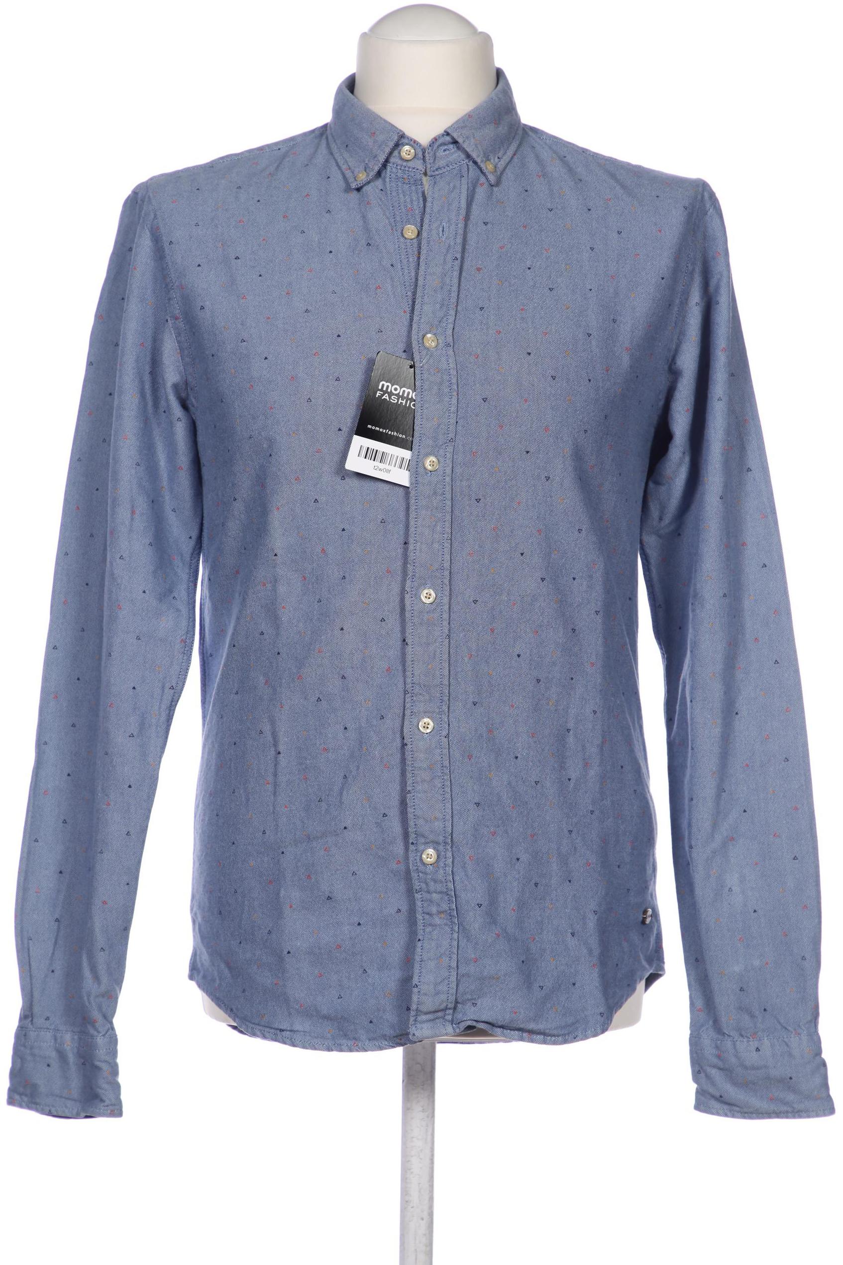 

Scotch & Soda Herren Hemd, blau, Gr. 48
