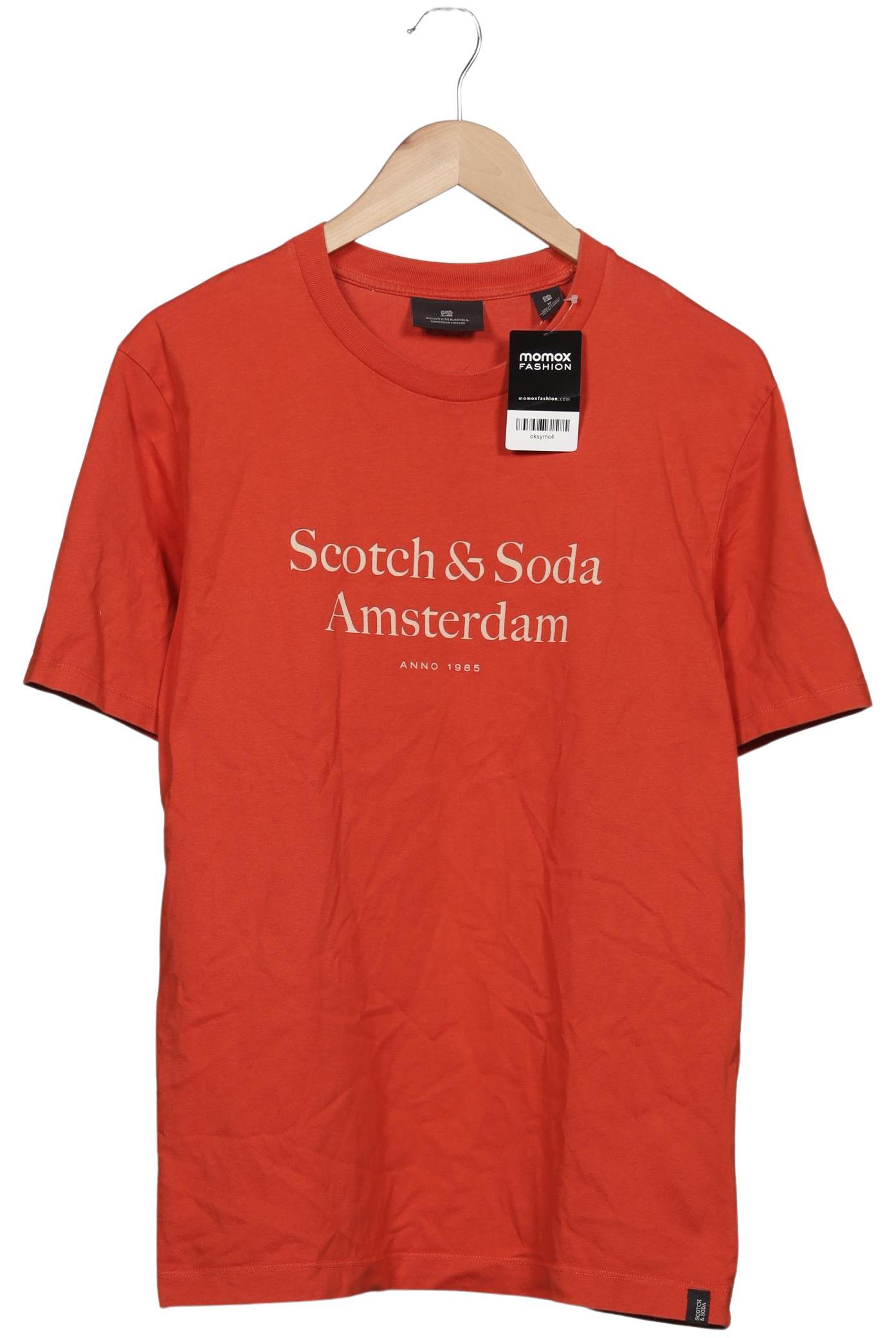 

Scotch & Soda Herren T-Shirt, orange, Gr. 48