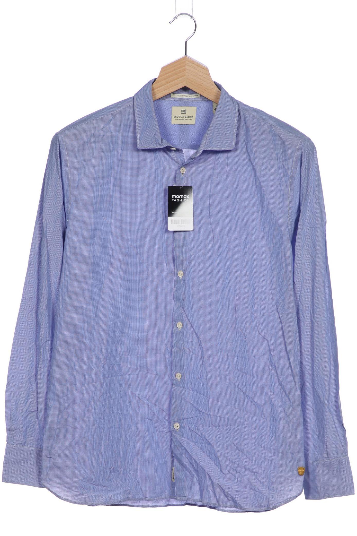 

Scotch & Soda Herren Hemd, blau, Gr. 56