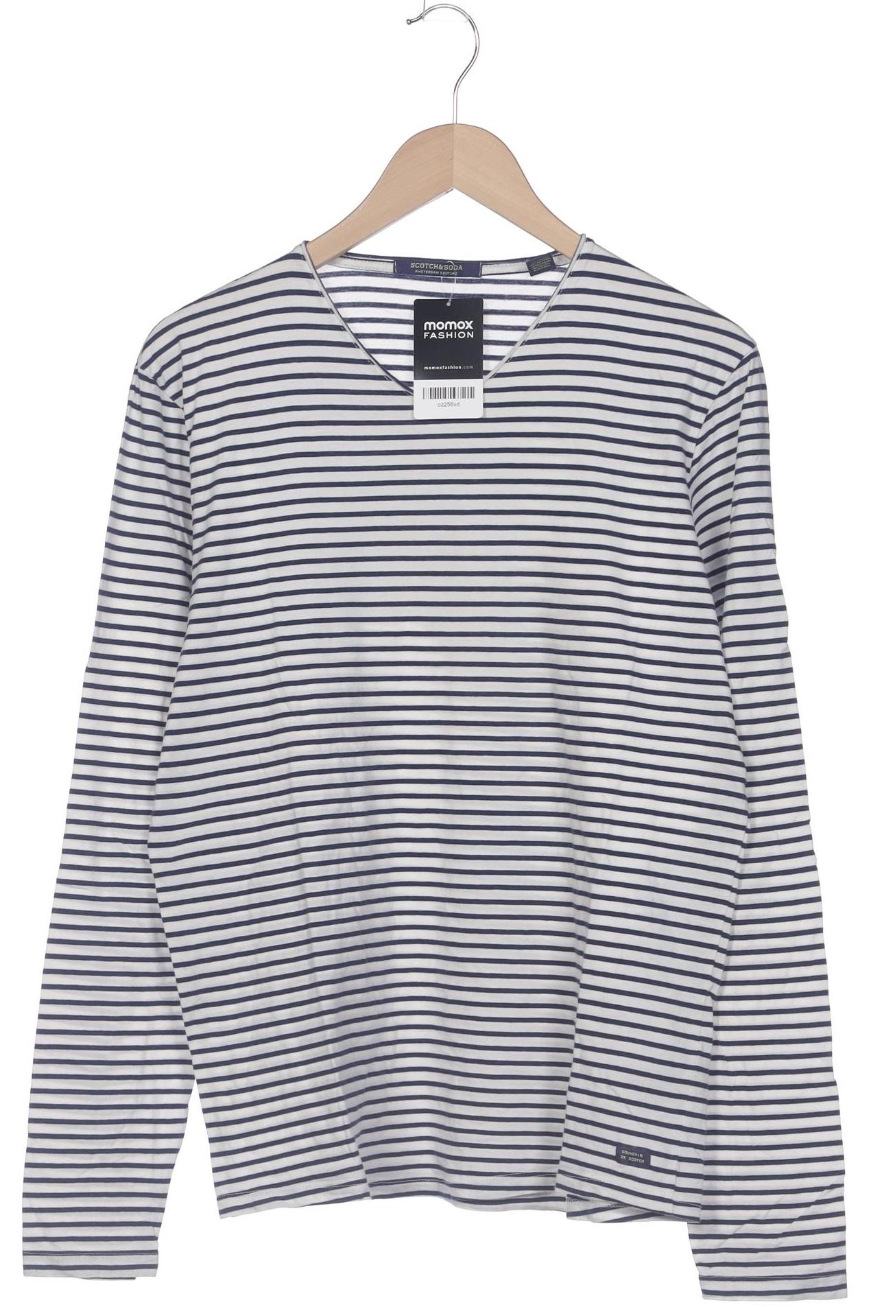 

Scotch & Soda Herren Langarmshirt, weiß, Gr. 48