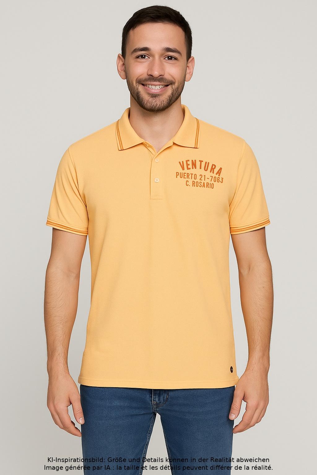 

Scotch & Soda Herren Poloshirt, orange, Gr. 52
