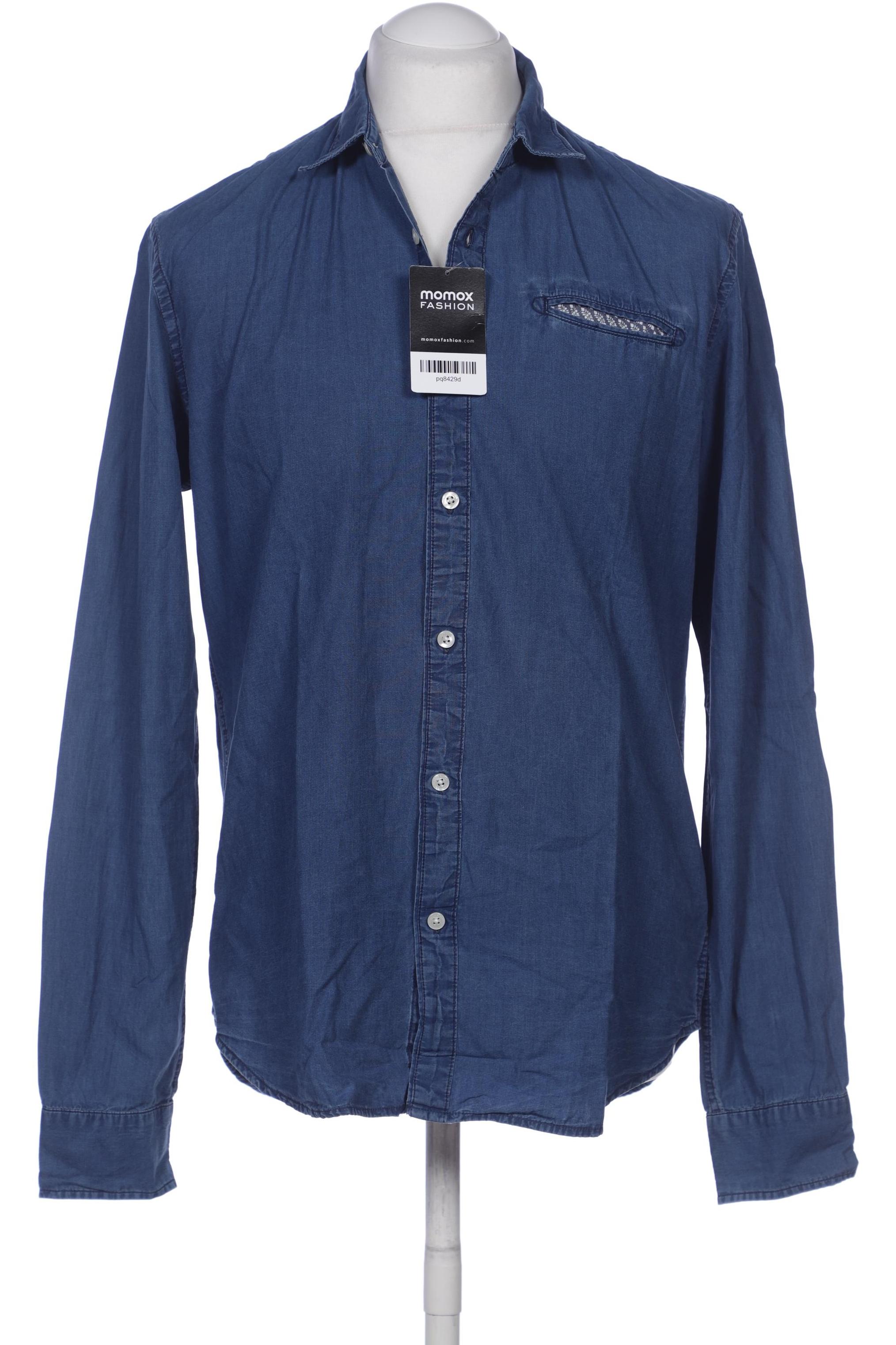 

Scotch & Soda Herren Hemd, blau, Gr. 52