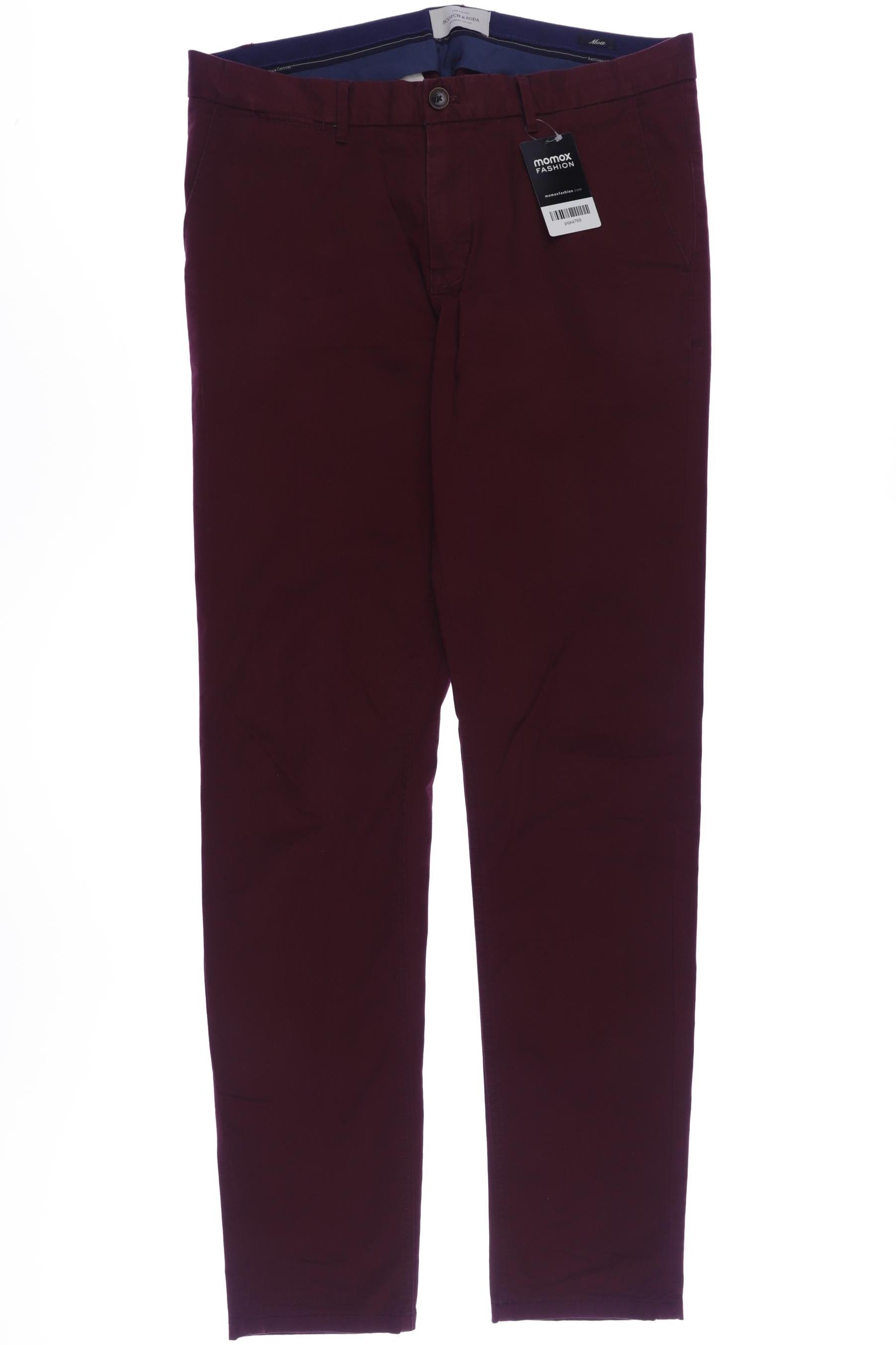 

Scotch & Soda Herren Stoffhose, bordeaux, Gr. 32