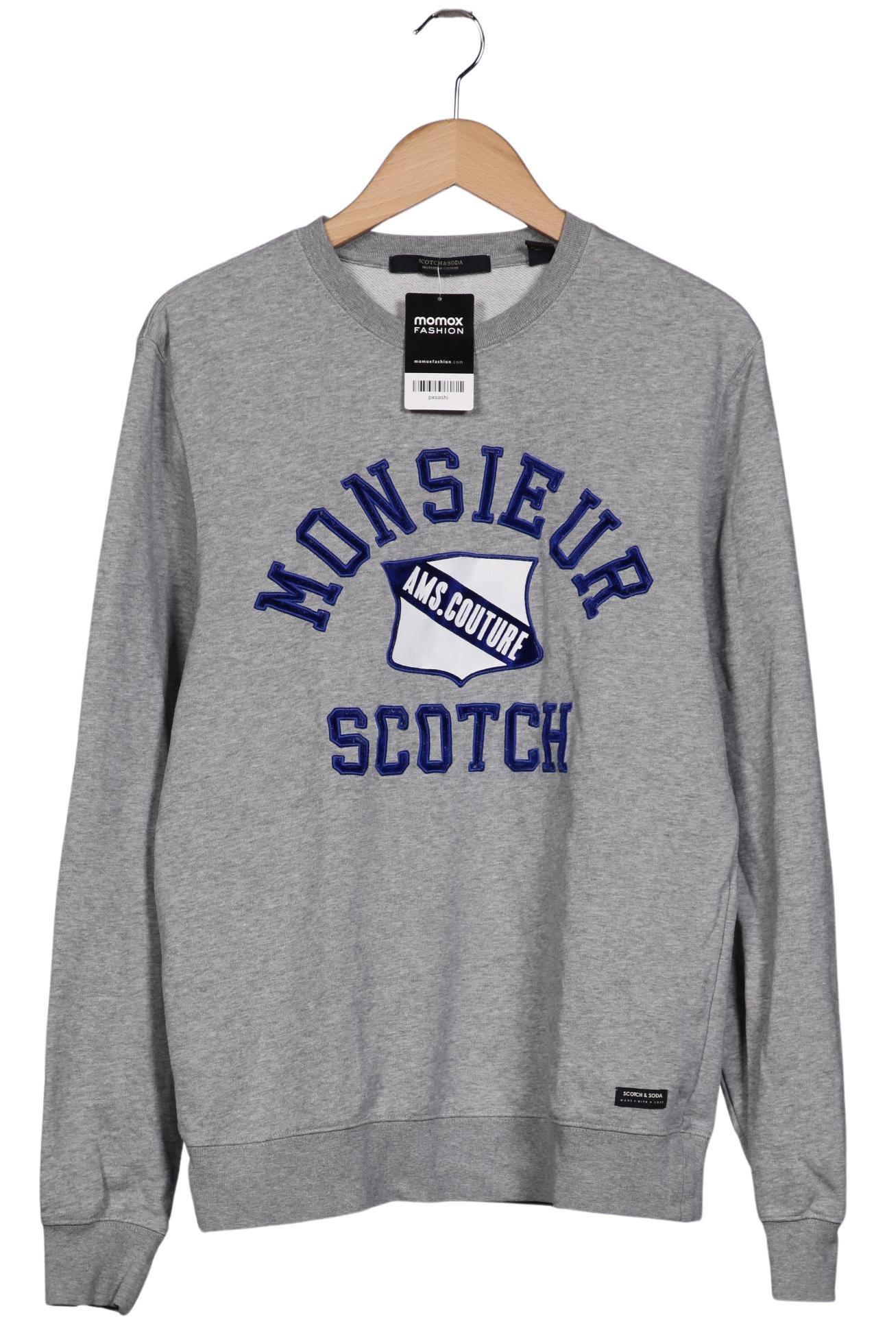 

Scotch & Soda Herren Sweatshirt, grau, Gr. 52
