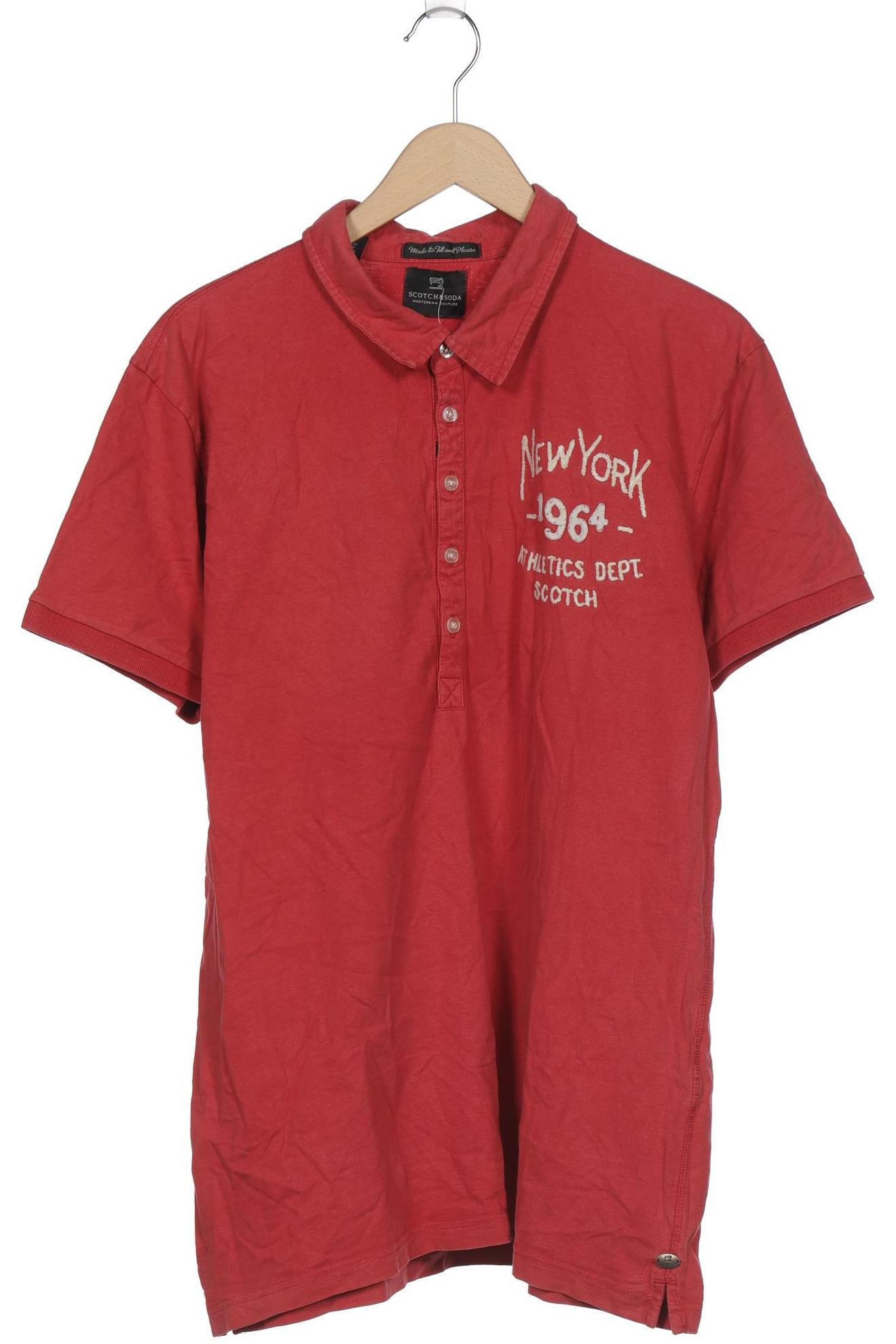 

Scotch & Soda Herren Poloshirt, rot