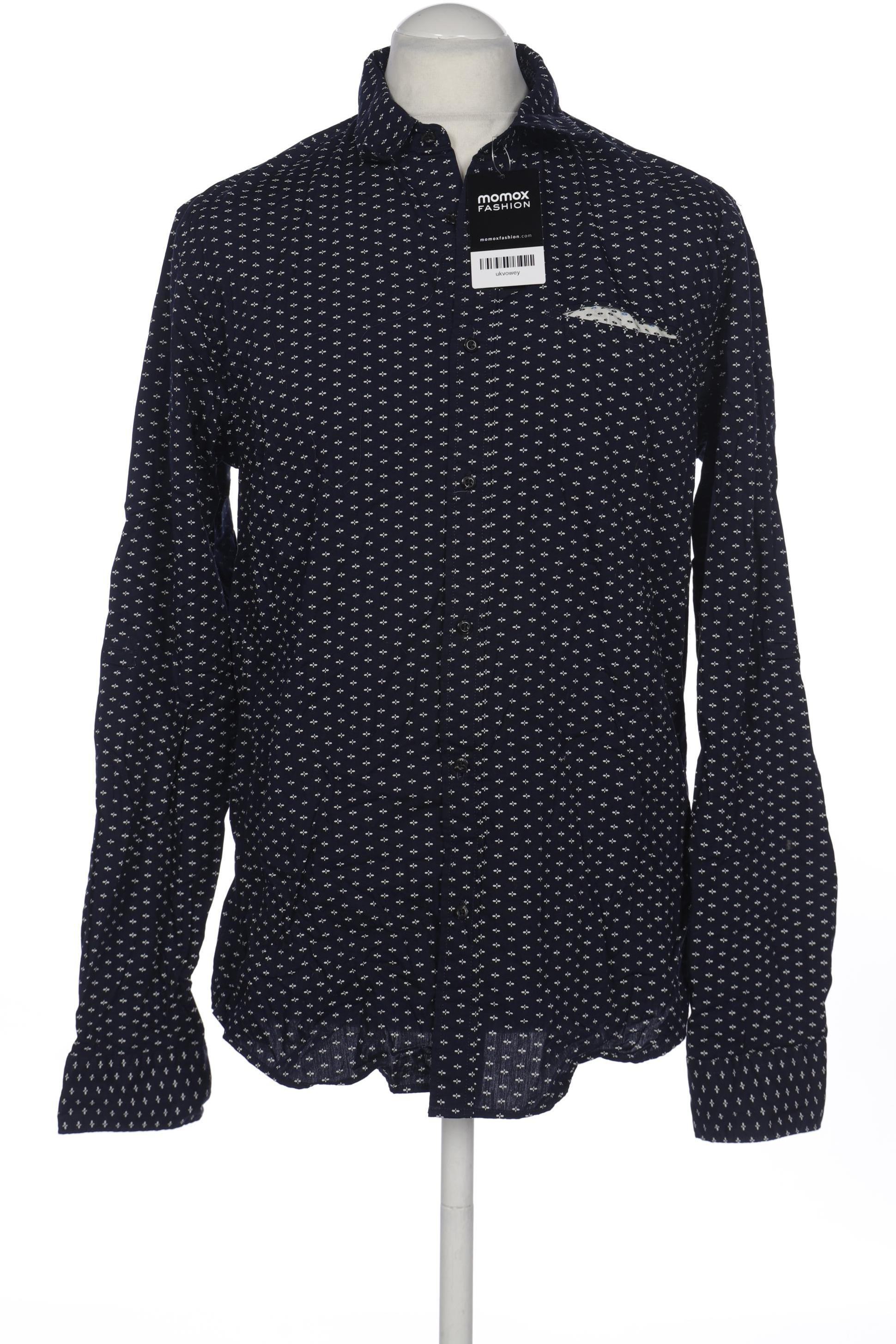 

Scotch & Soda Herren Hemd, marineblau, Gr. 52
