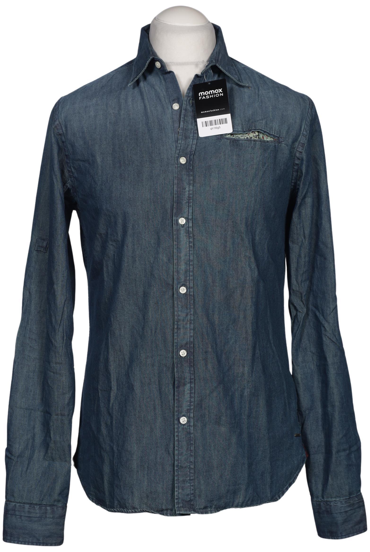 

Scotch & Soda Herren Hemd, blau, Gr. 48