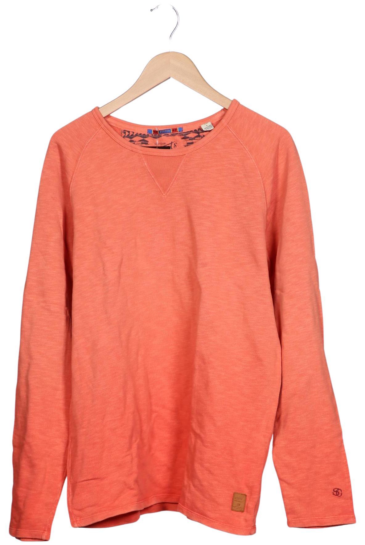

Scotch & Soda Herren Sweatshirt, orange, Gr. 52
