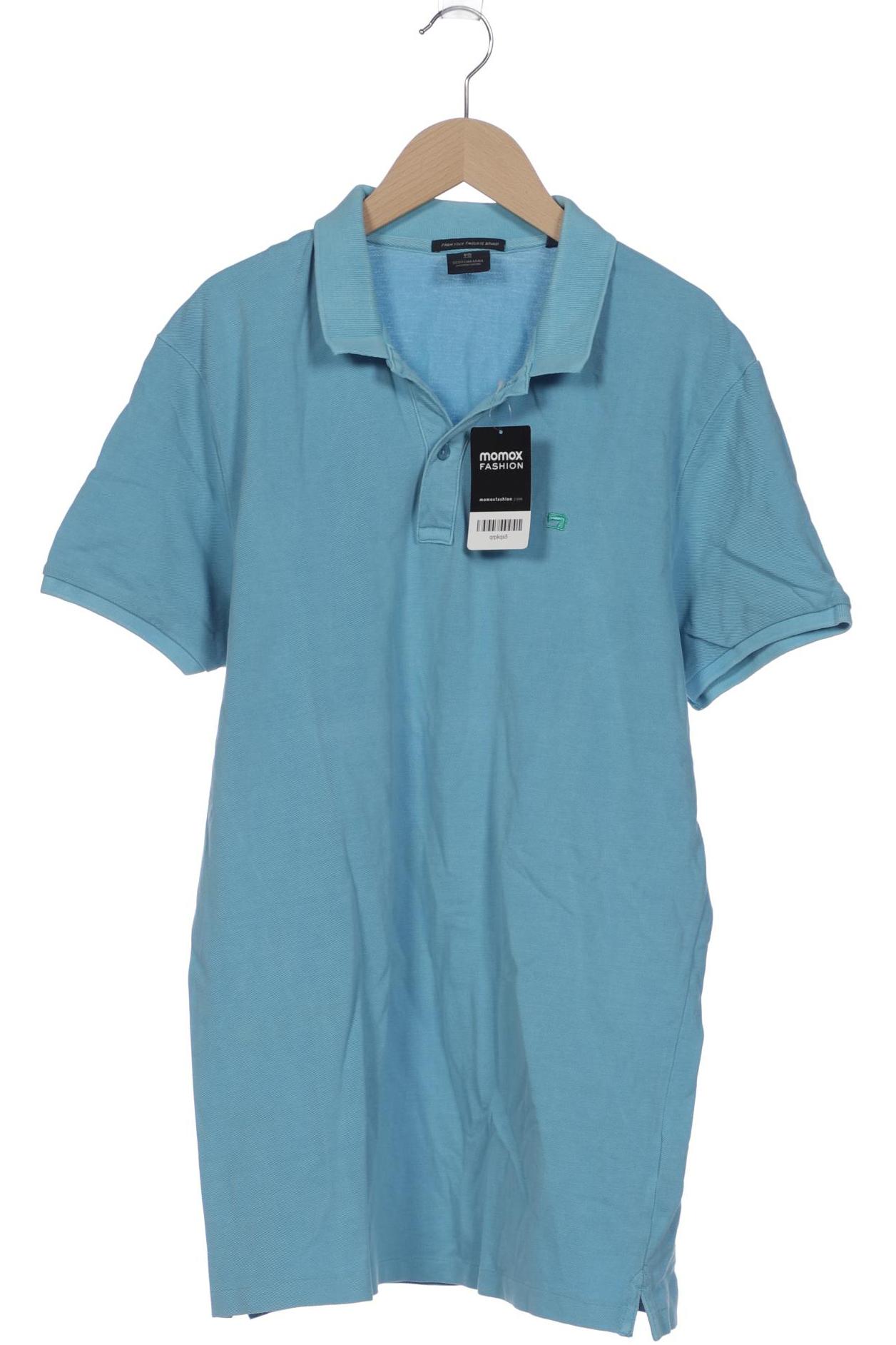 

Scotch & Soda Herren Poloshirt, blau, Gr. 52