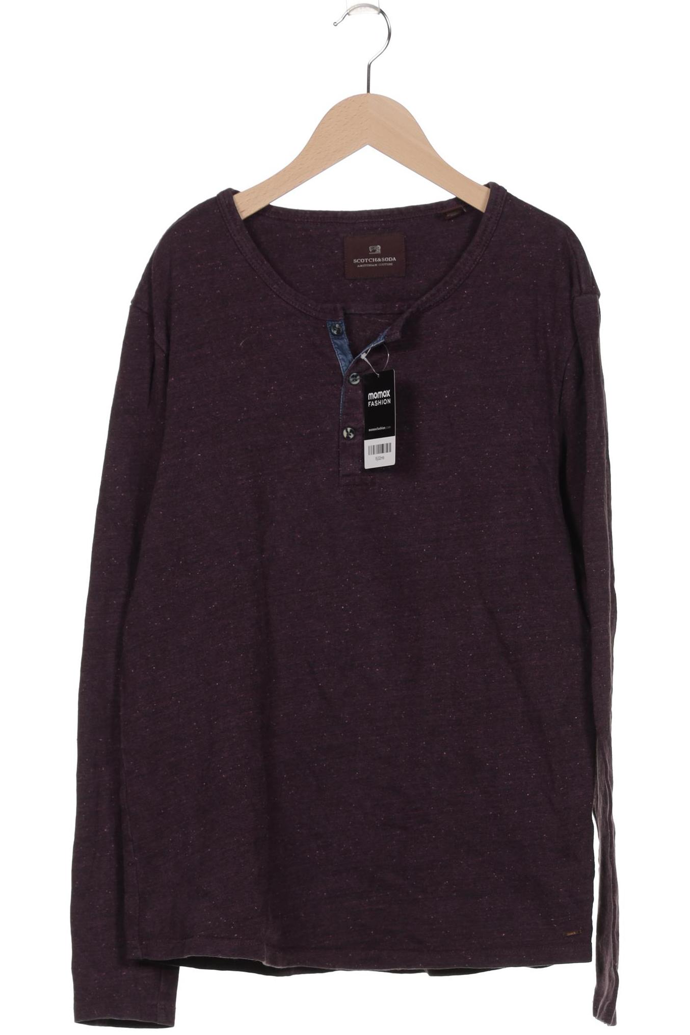 

Scotch & Soda Herren Langarmshirt, flieder, Gr. 52