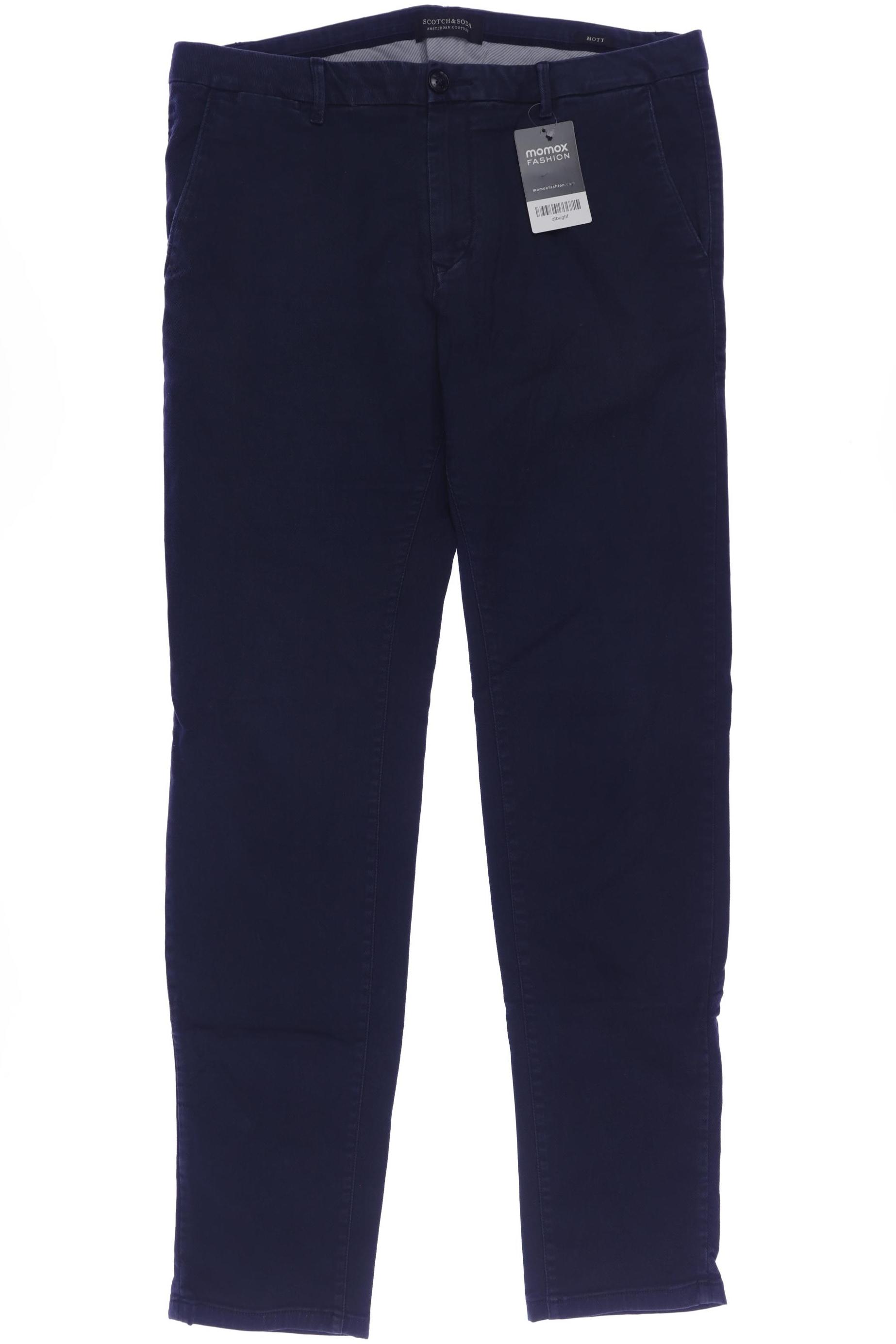 

Scotch & Soda Herren Stoffhose, marineblau, Gr. 33