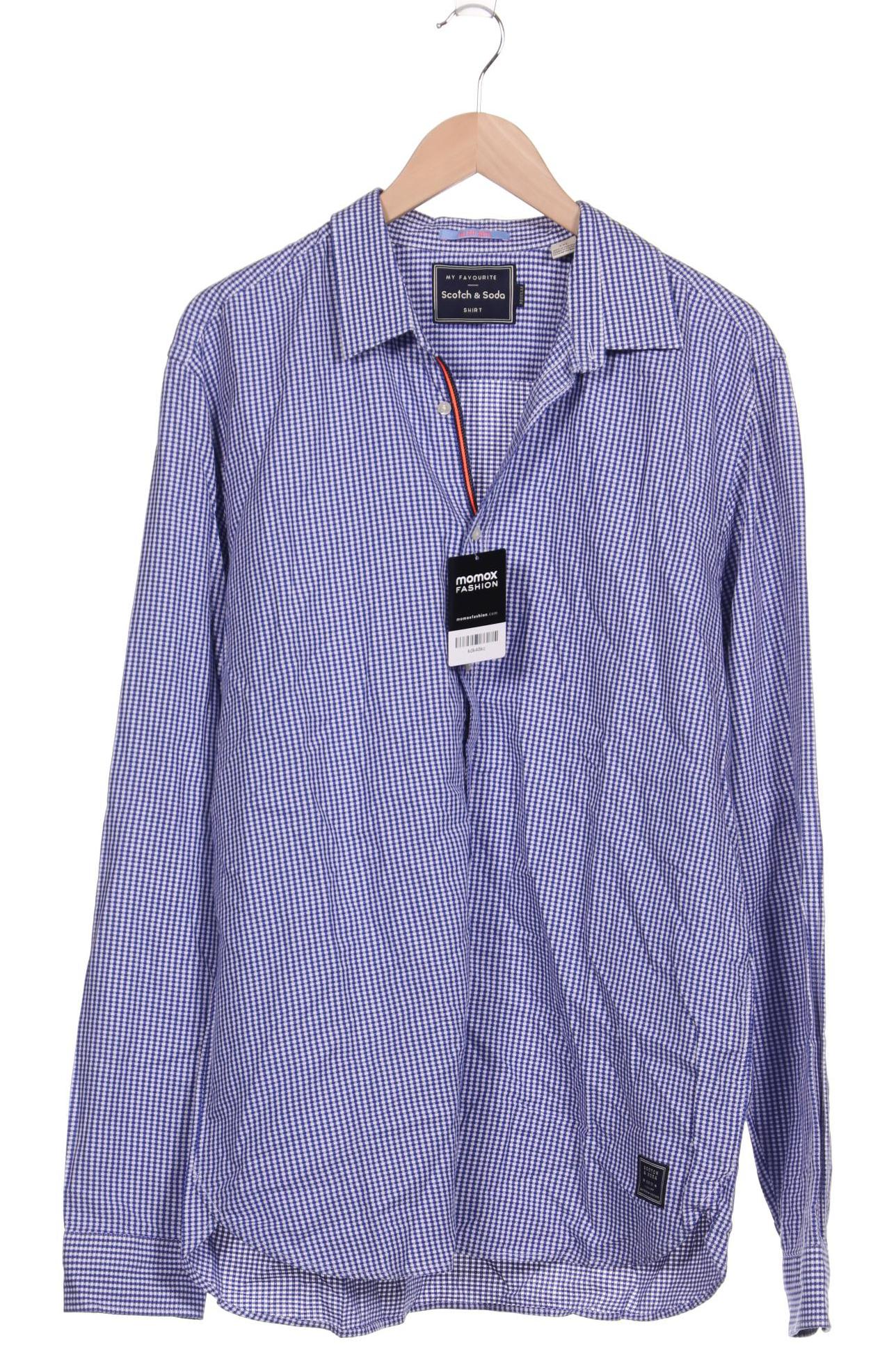 

Scotch & Soda Herren Hemd, blau, Gr. 56