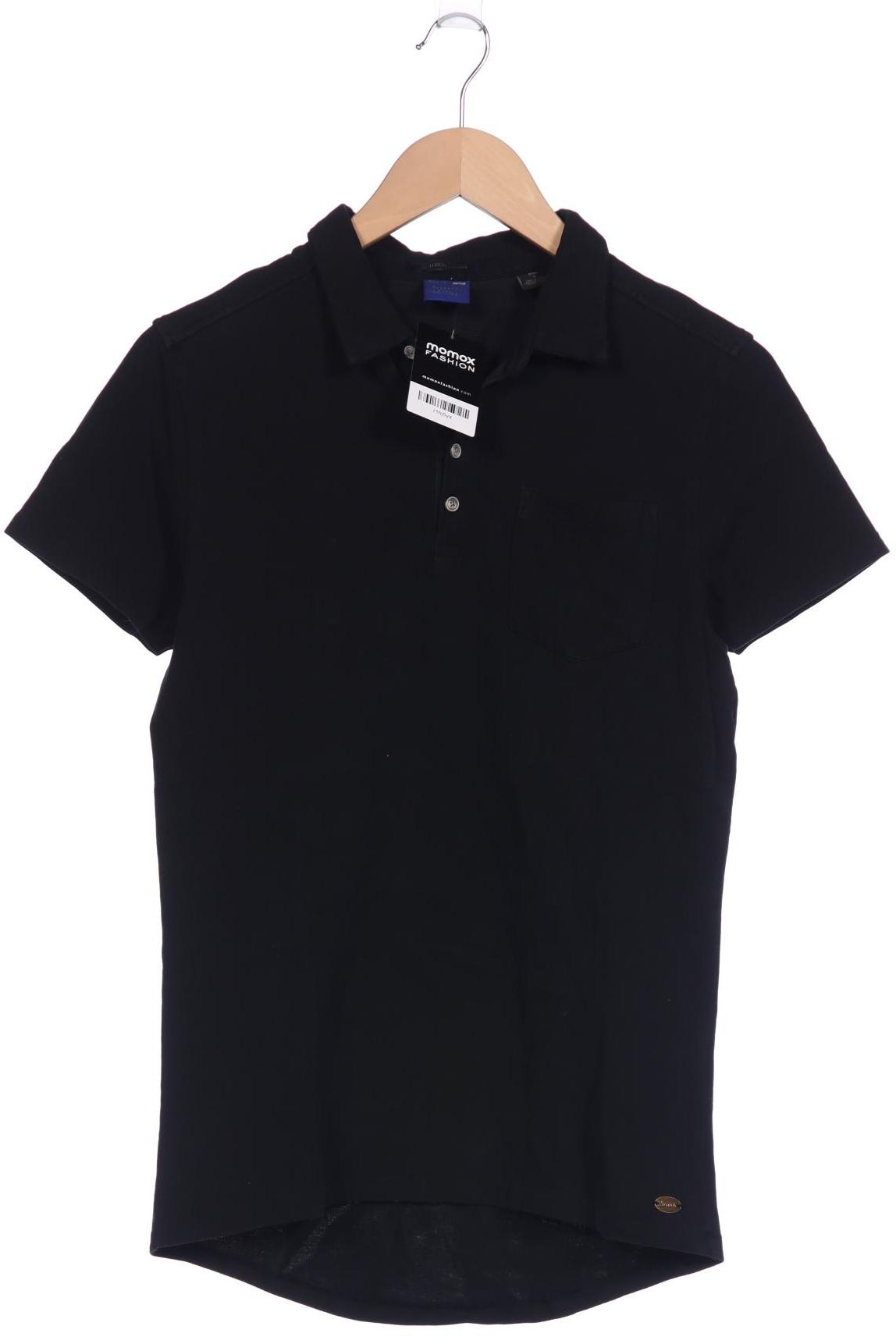 

Scotch & Soda Herren Poloshirt, schwarz