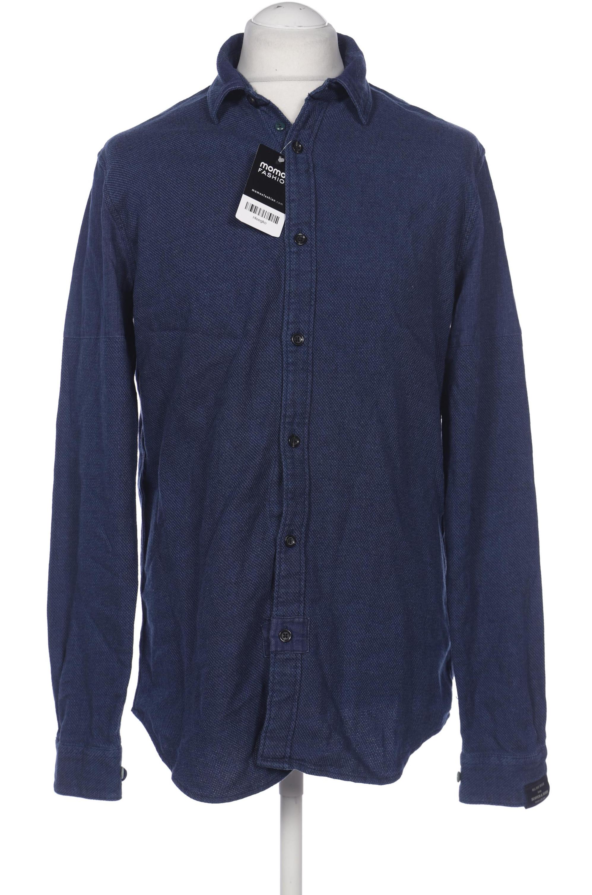 

Scotch & Soda Herren Hemd, marineblau, Gr. 52