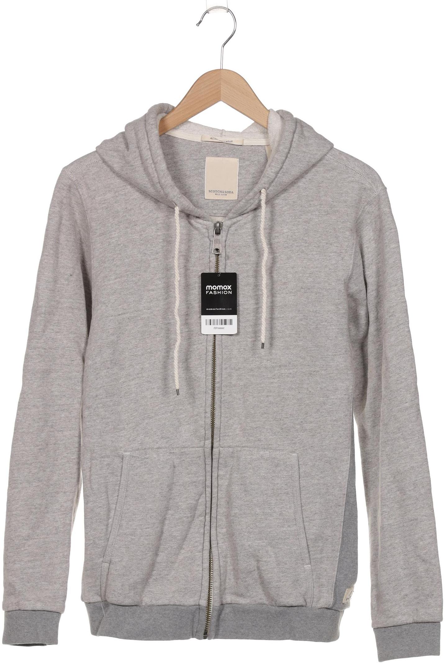 

Scotch & Soda Herren Kapuzenpullover, grau, Gr. 52