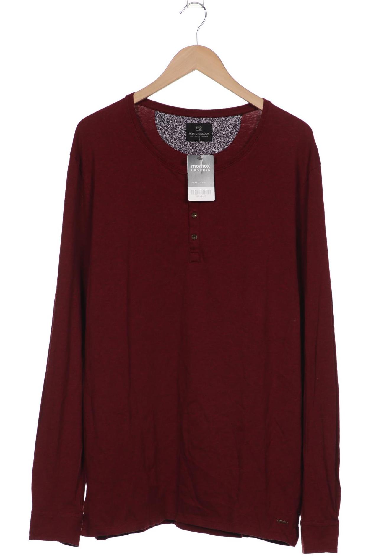 

Scotch & Soda Herren Langarmshirt, bordeaux