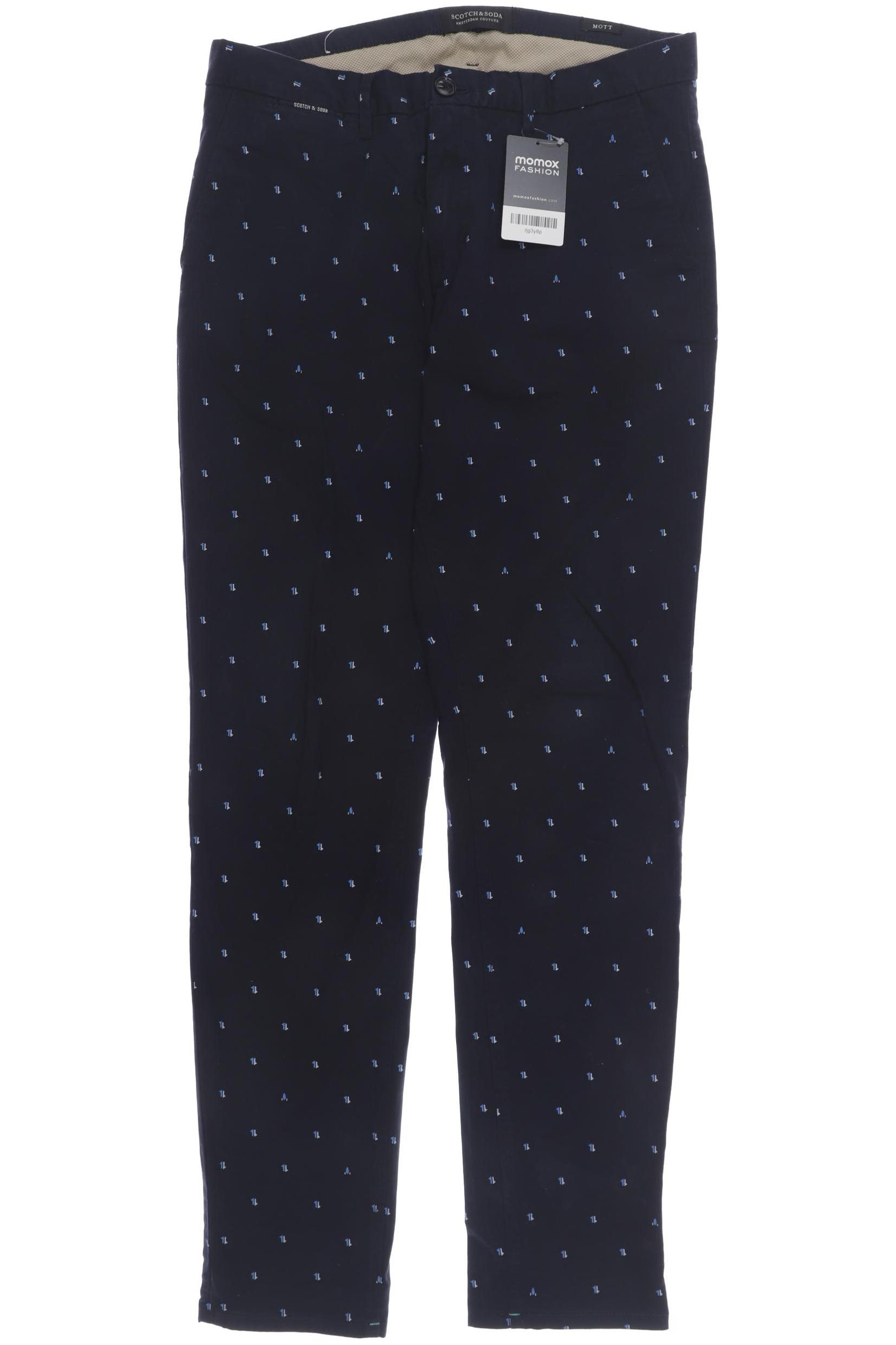 

Scotch & Soda Herren Stoffhose, marineblau