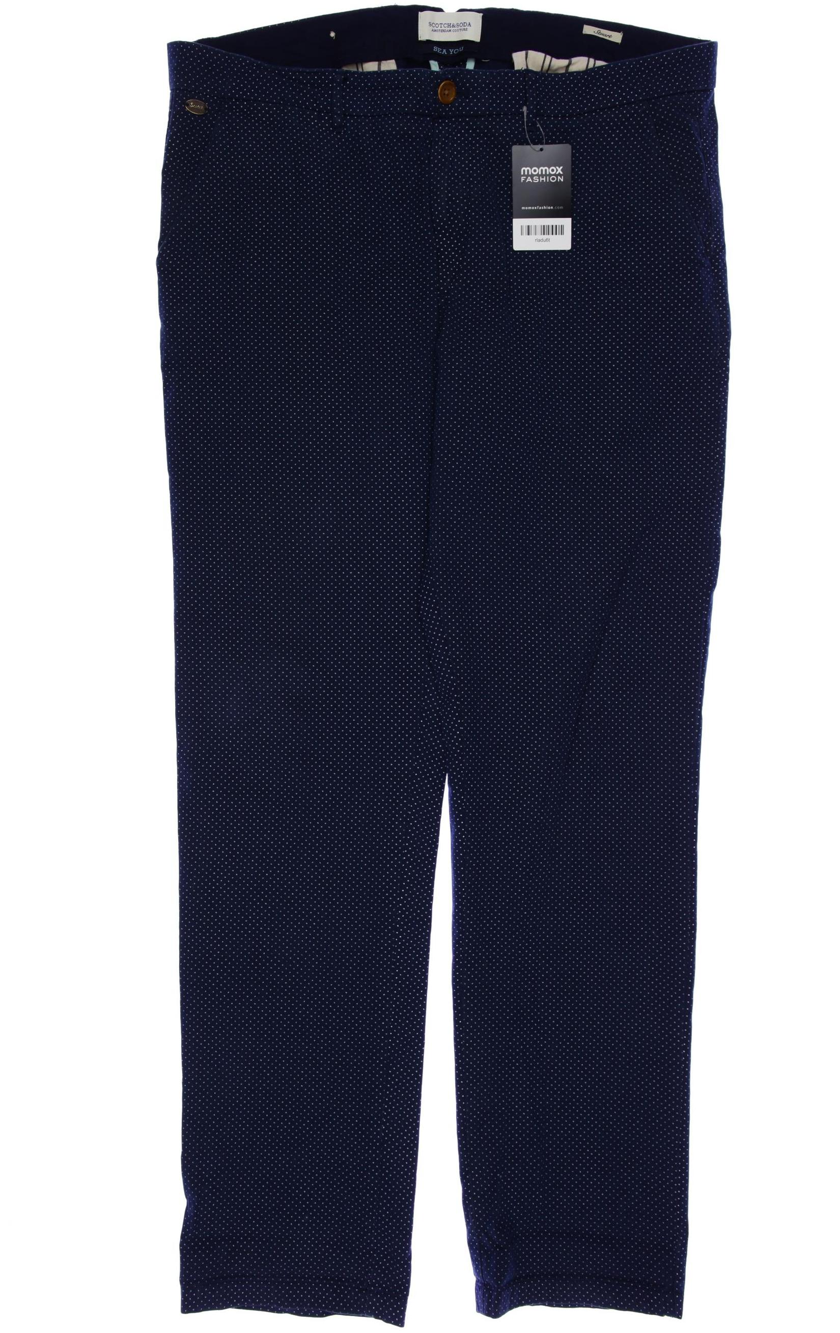 

Scotch & Soda Herren Stoffhose, marineblau, Gr. 34