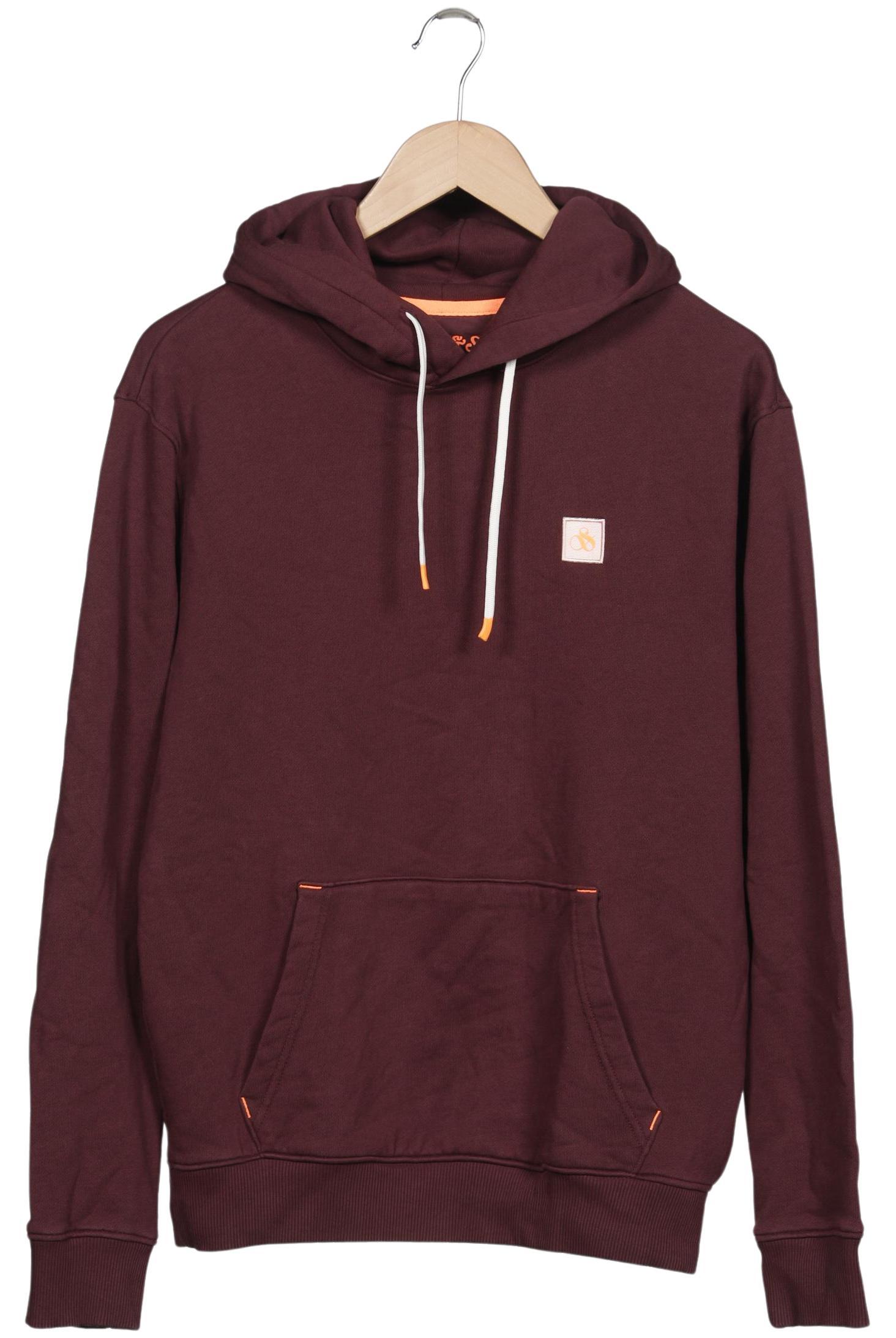 

Scotch & Soda Herren Kapuzenpullover, bordeaux, Gr. 48
