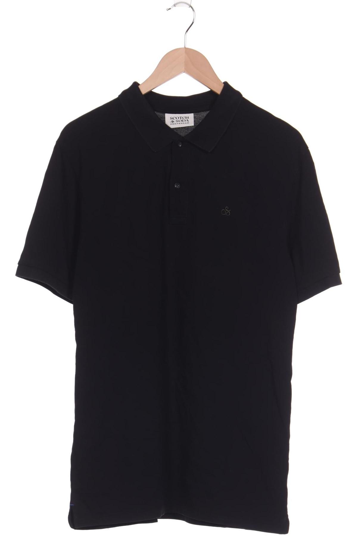 

Scotch & Soda Herren Poloshirt, schwarz, Gr. 52