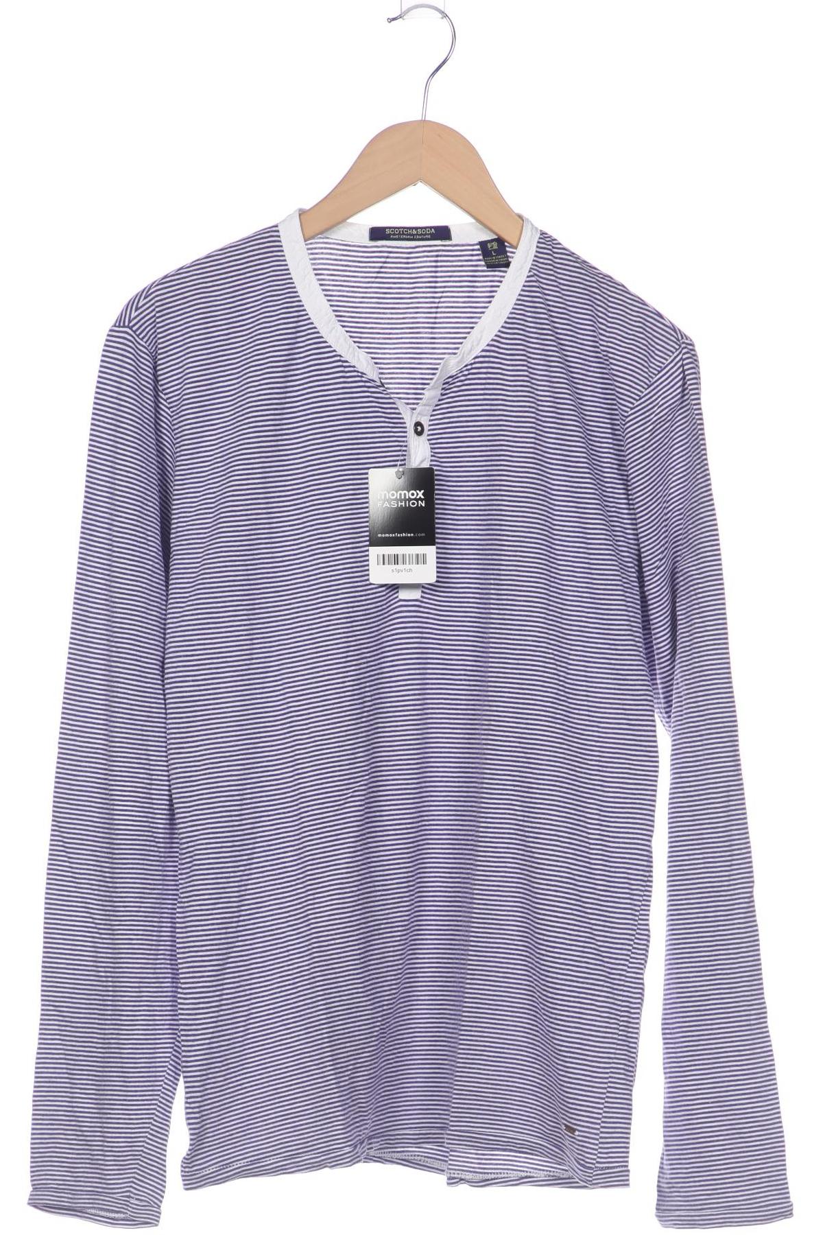 Thumbnail - Scotch &amp; Soda Herren Langarmshirt, flieder, Gr. 52