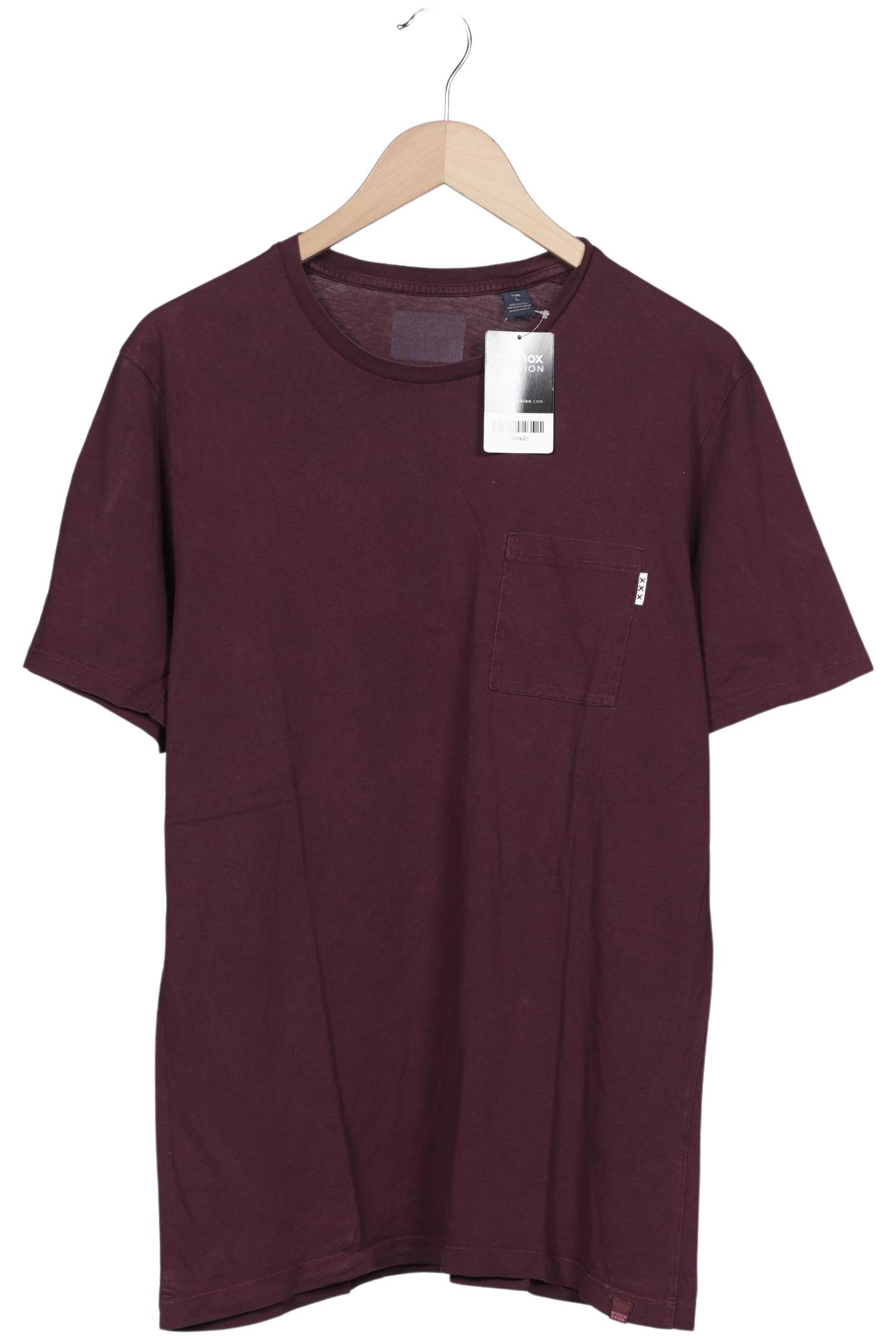 

Scotch & Soda Herren T-Shirt, bordeaux, Gr. 52