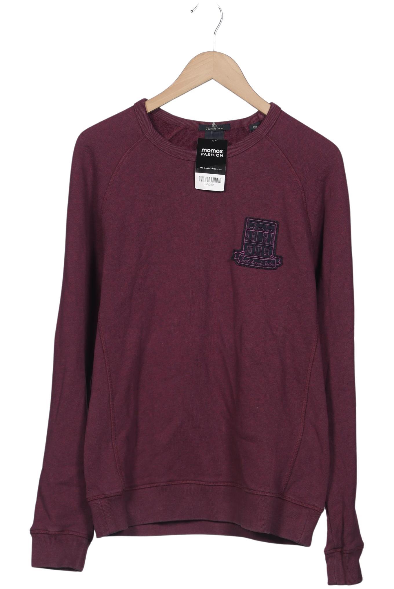 

Scotch & Soda Herren Sweatshirt, bordeaux, Gr. 48