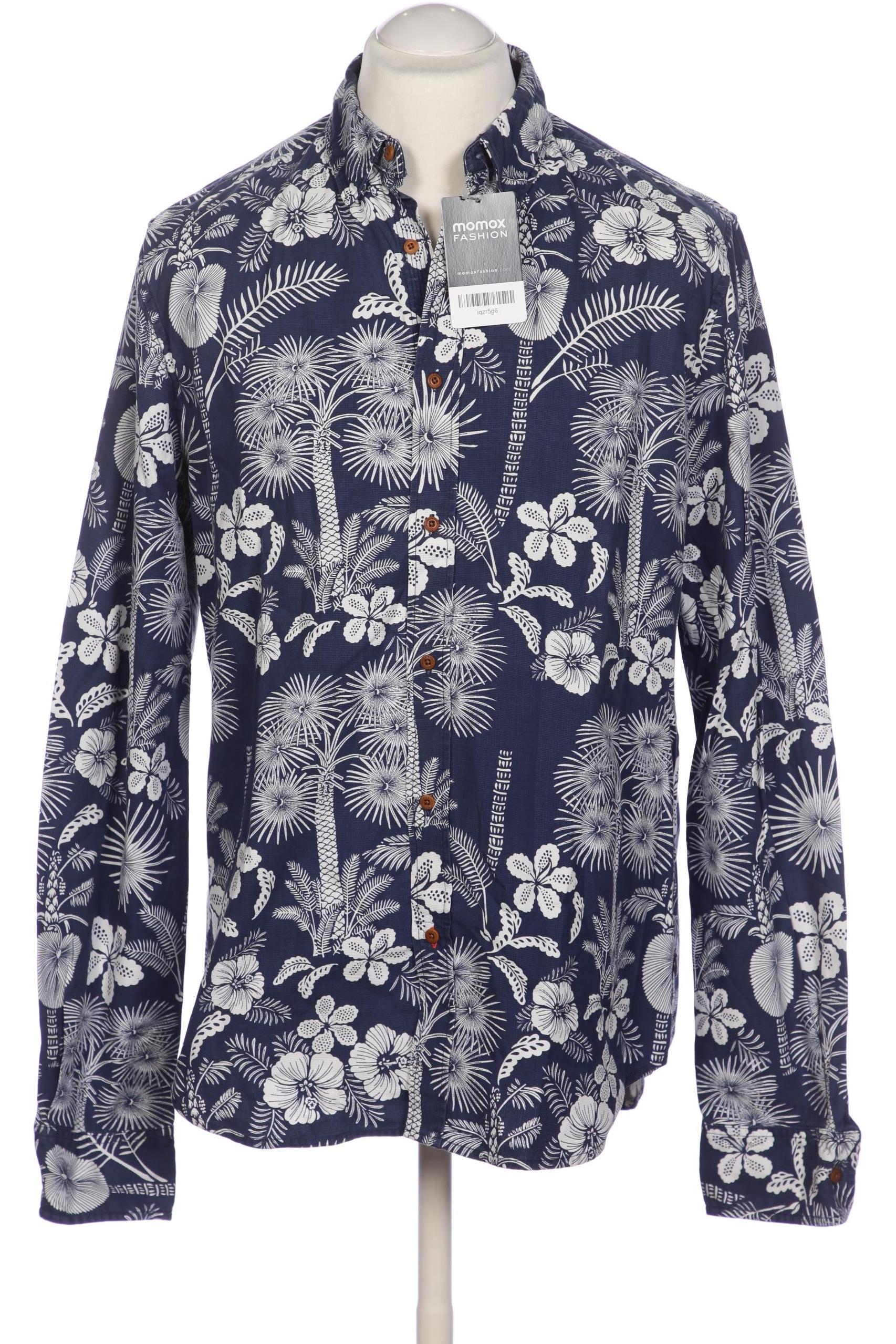 

Scotch & Soda Herren Hemd, blau, Gr. 52