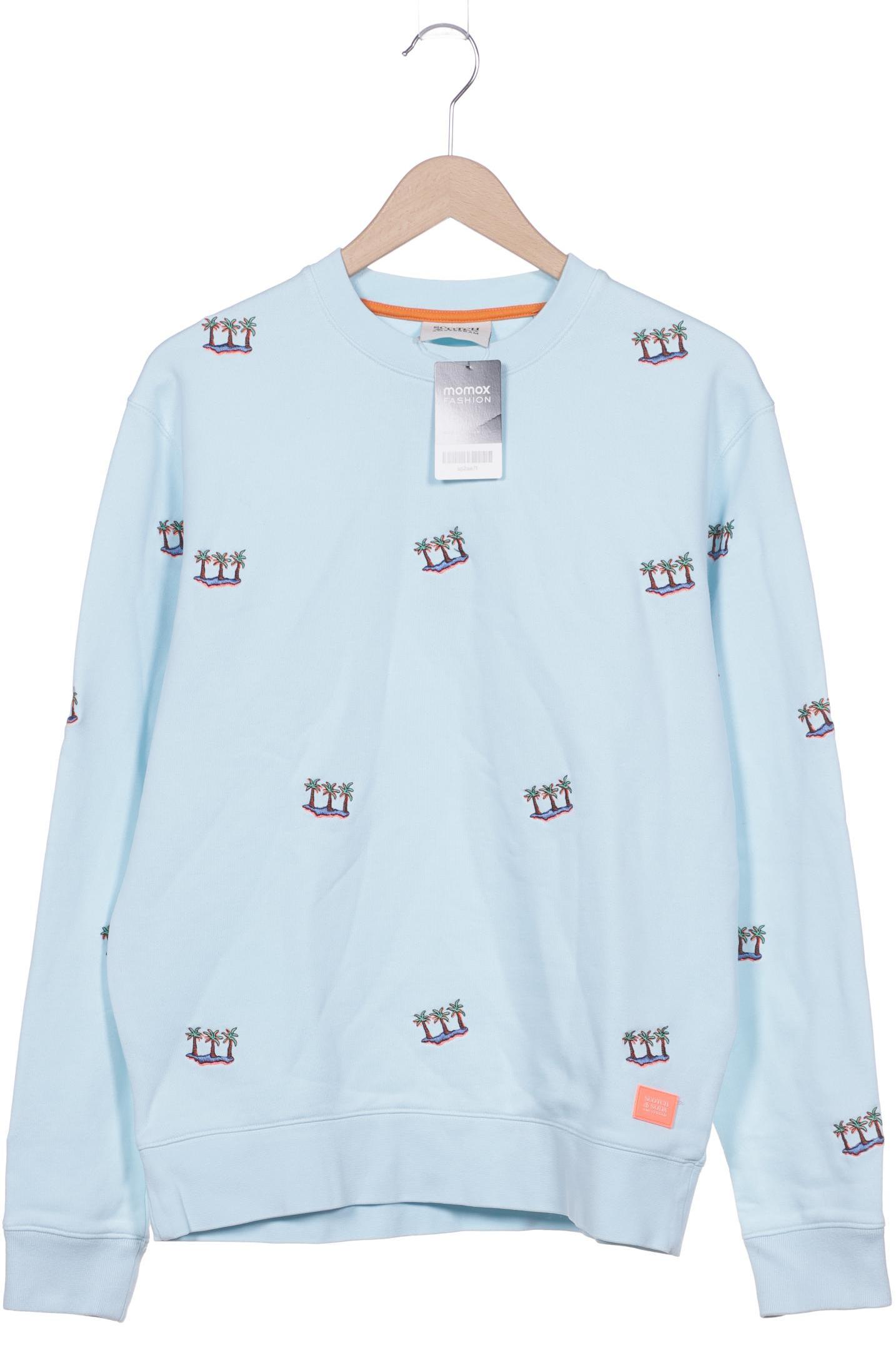 

Scotch & Soda Herren Sweatshirt, hellblau, Gr. 48