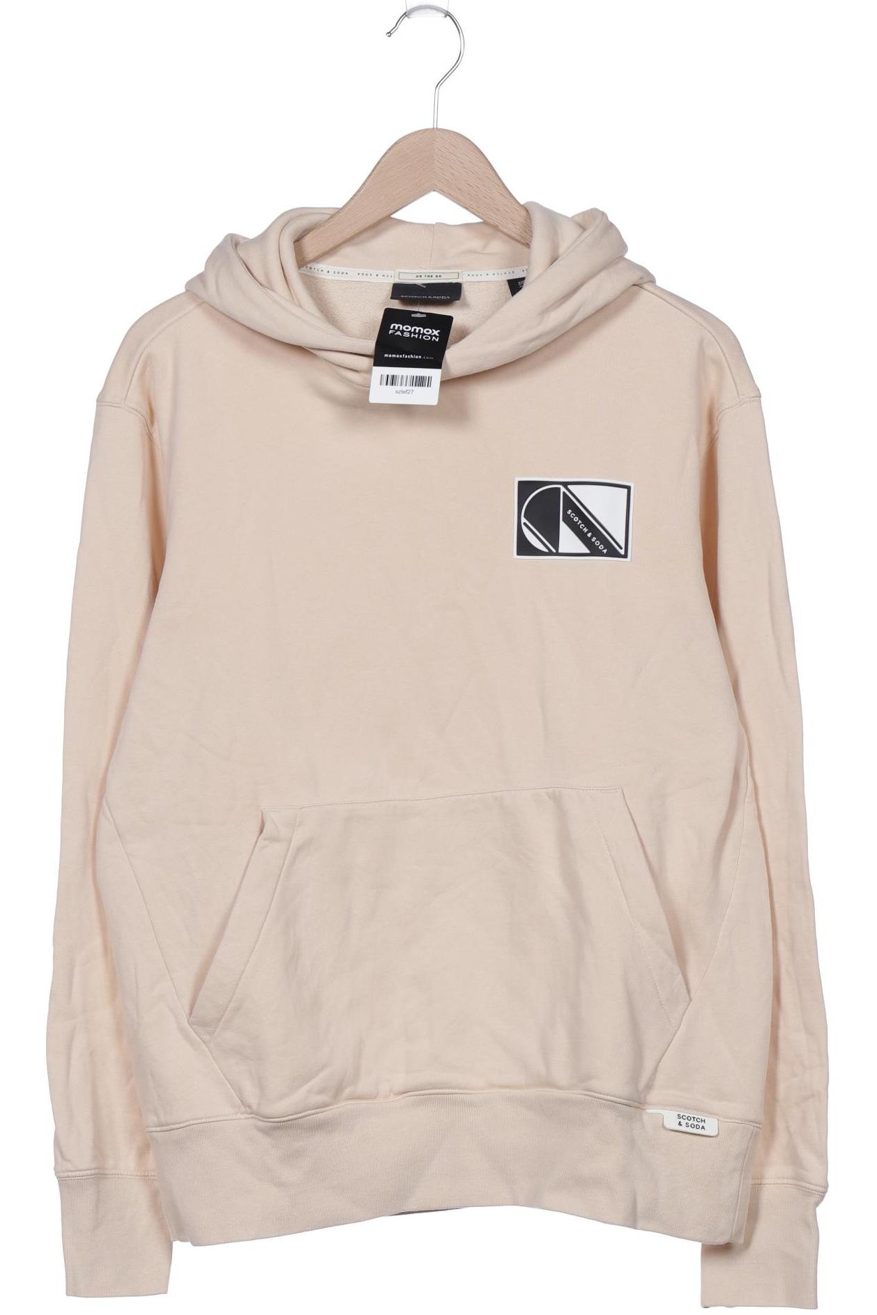 

Scotch & Soda Herren Kapuzenpullover, beige, Gr. 48