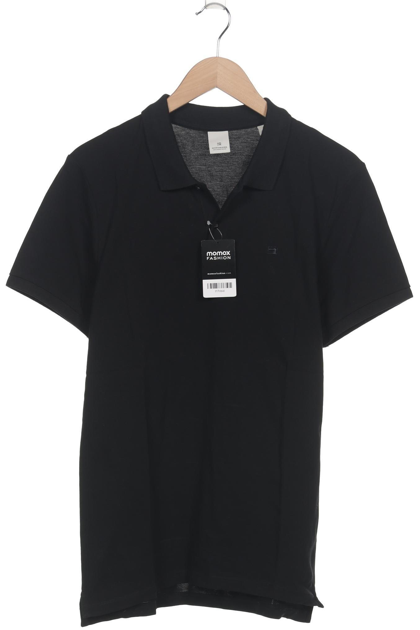 

Scotch & Soda Herren Poloshirt, schwarz, Gr. 52