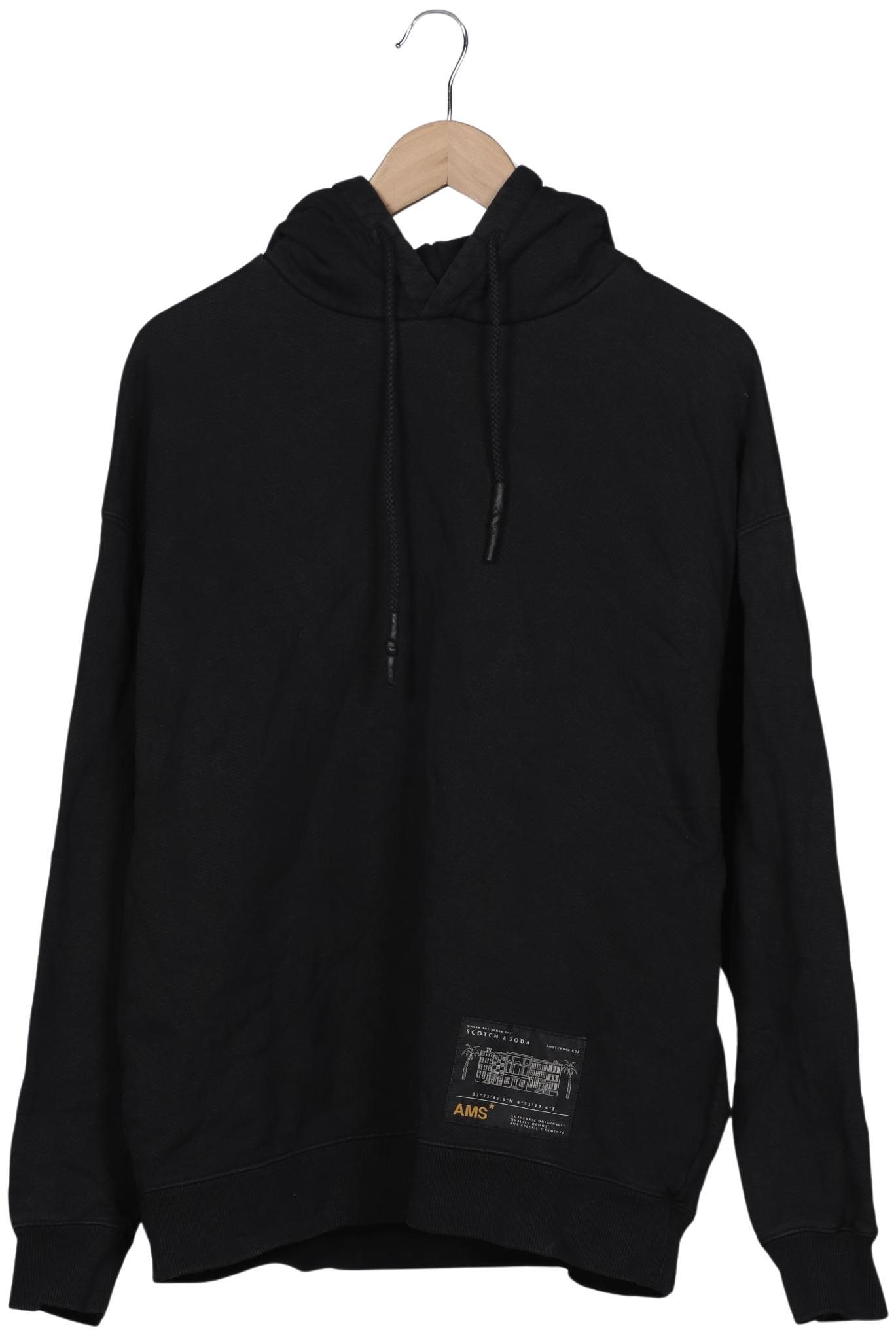 

Scotch & Soda Herren Kapuzenpullover, schwarz, Gr. 48