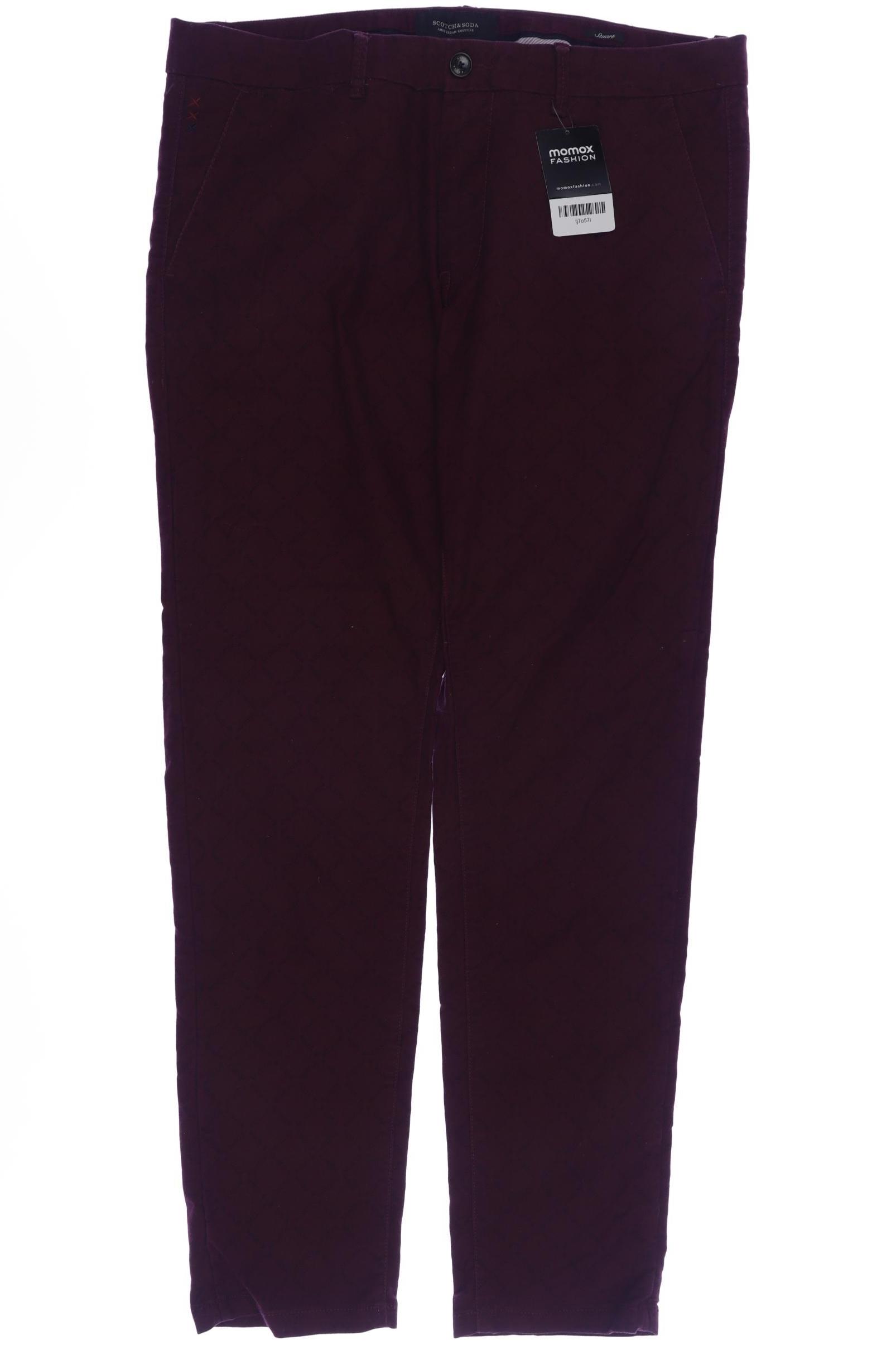 

Scotch & Soda Herren Stoffhose, bordeaux, Gr. 32
