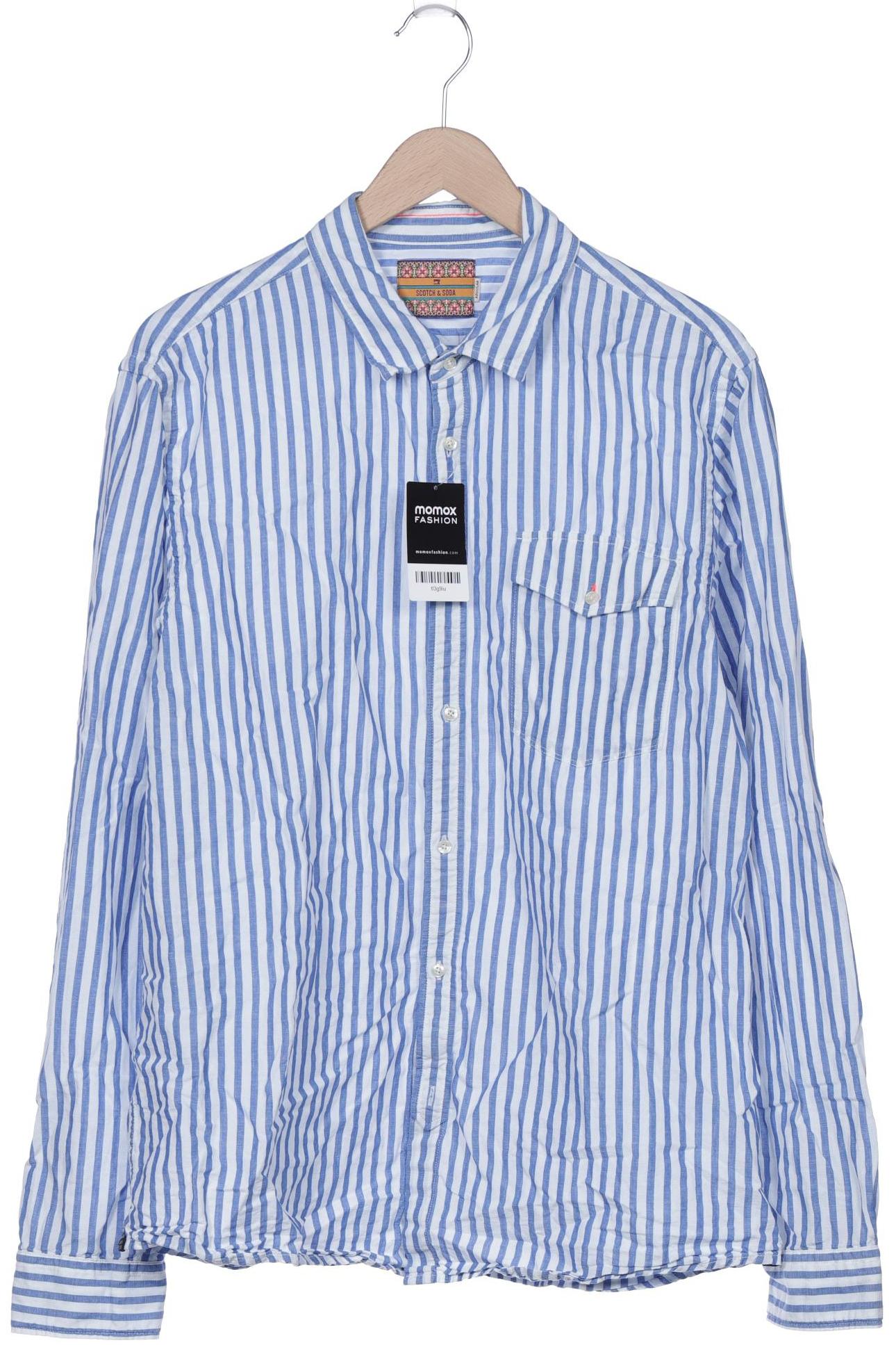 

Scotch & Soda Herren Hemd, blau, Gr. 56